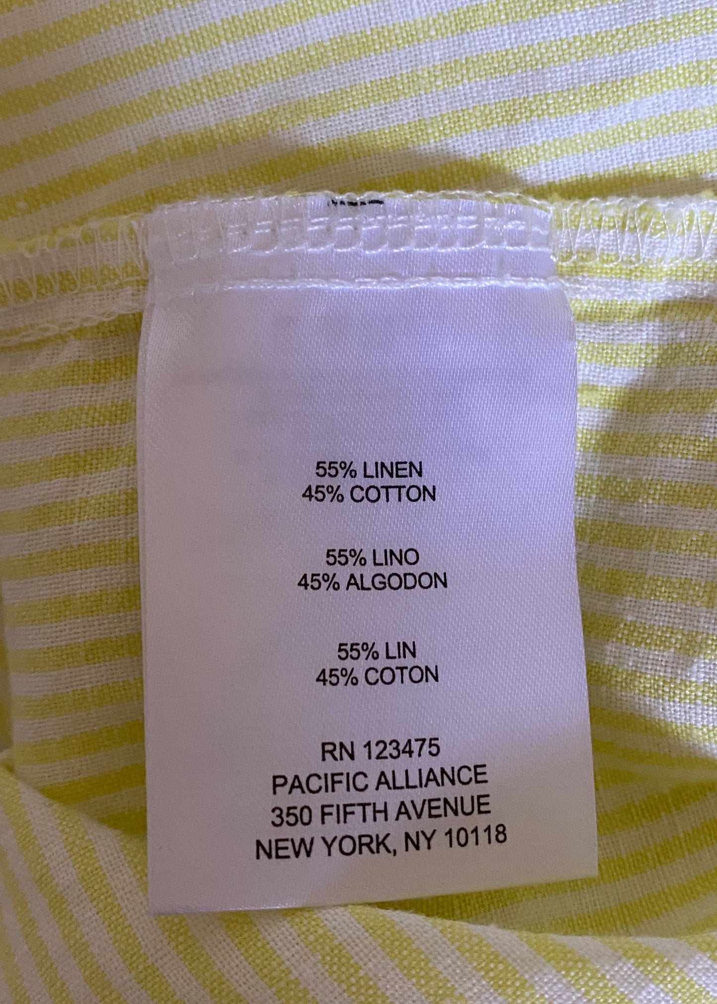 Ellen Tracy Linen & Cotton Top (XL)