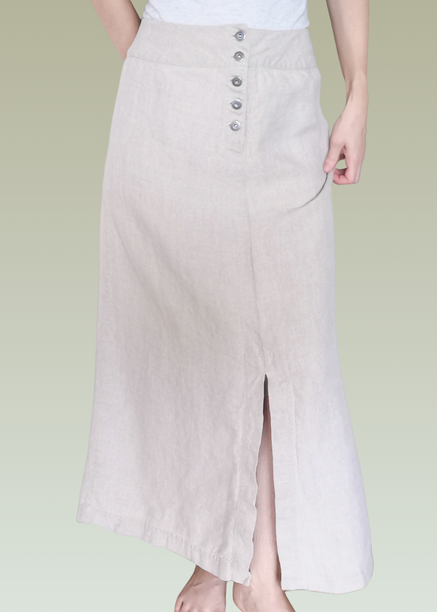 Liz Claiborne Linen Skirt (12)
