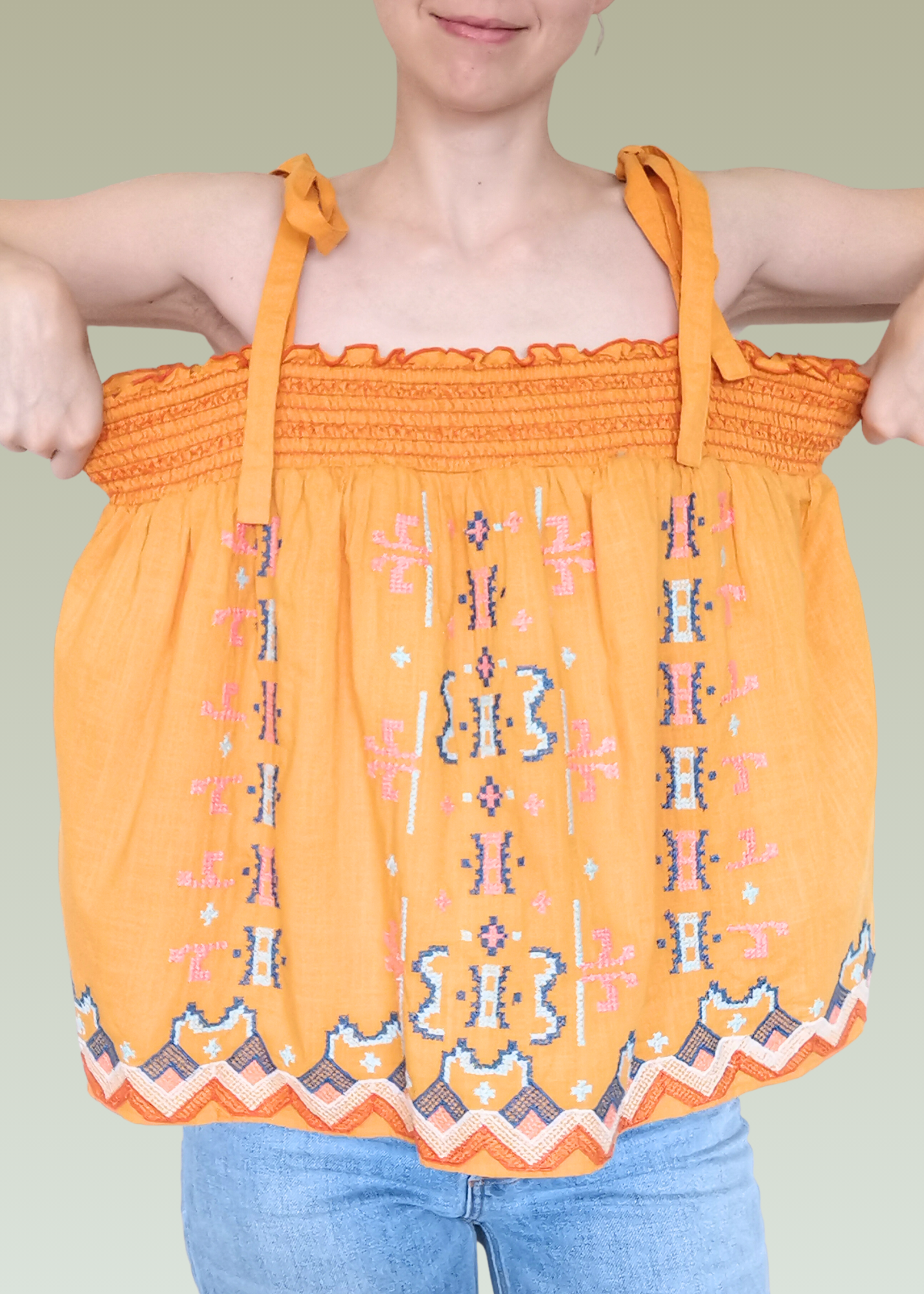 Anthropologie Aliza Swing Tank (L)