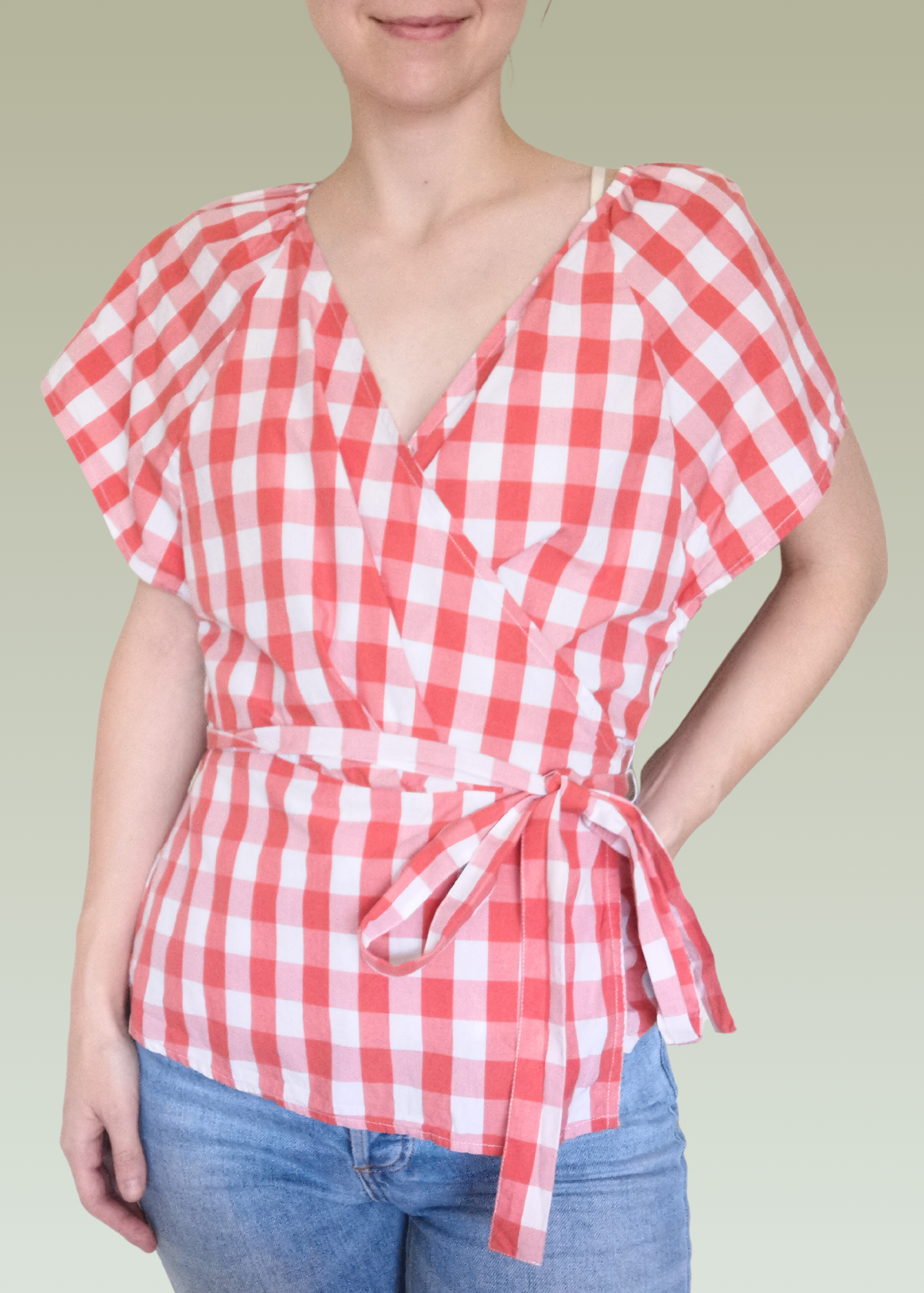 Gap Cotton Wrap Top (S)