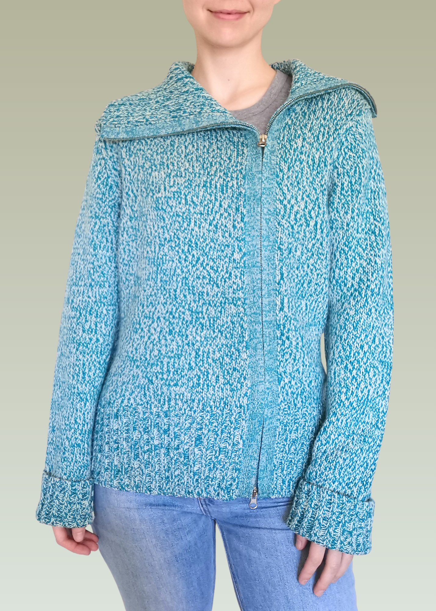 BCBG Max Azria Merino Wool Cardigan Sweater (L)*
