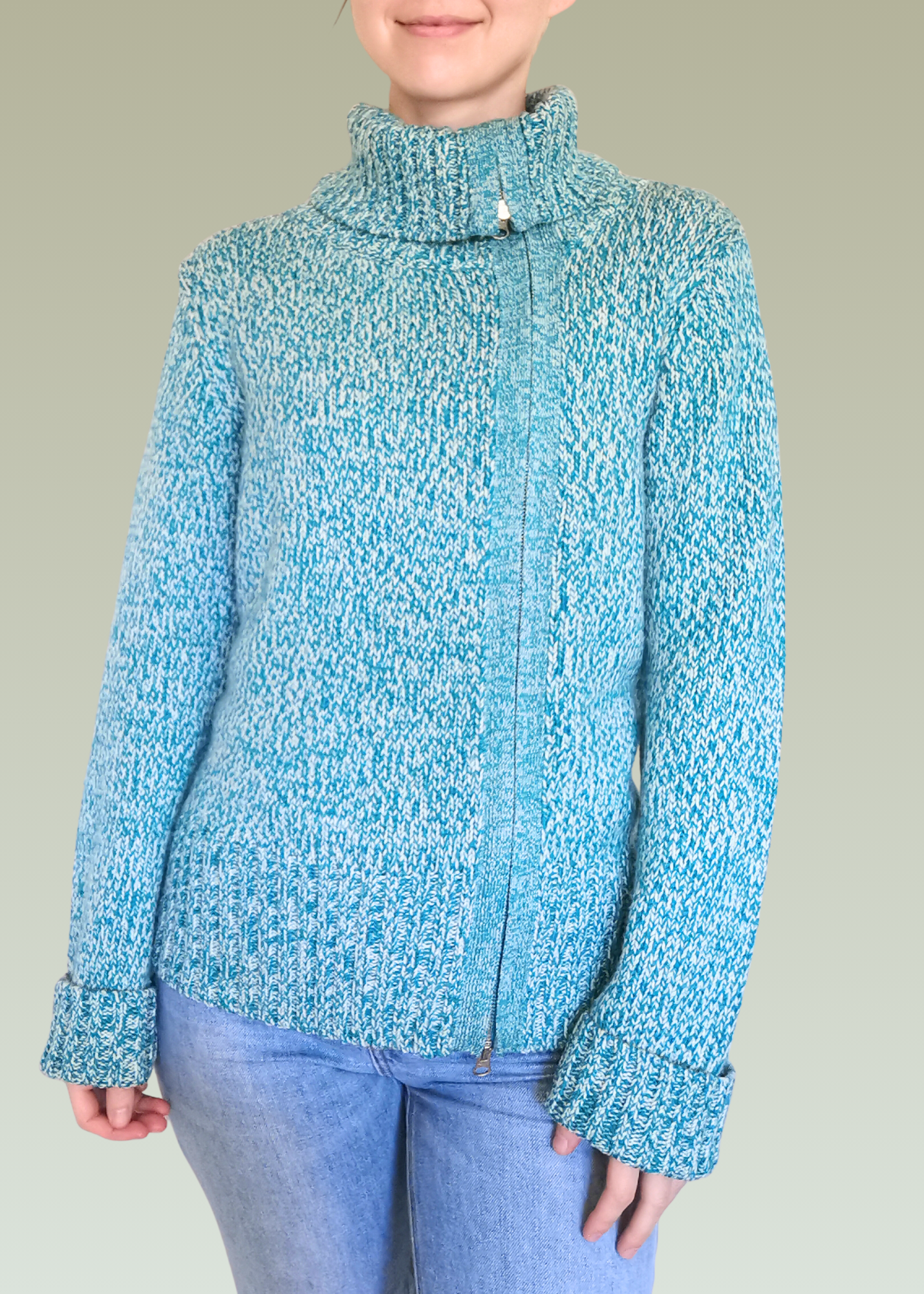 BCBG Max Azria Merino Wool Cardigan Sweater (L)*