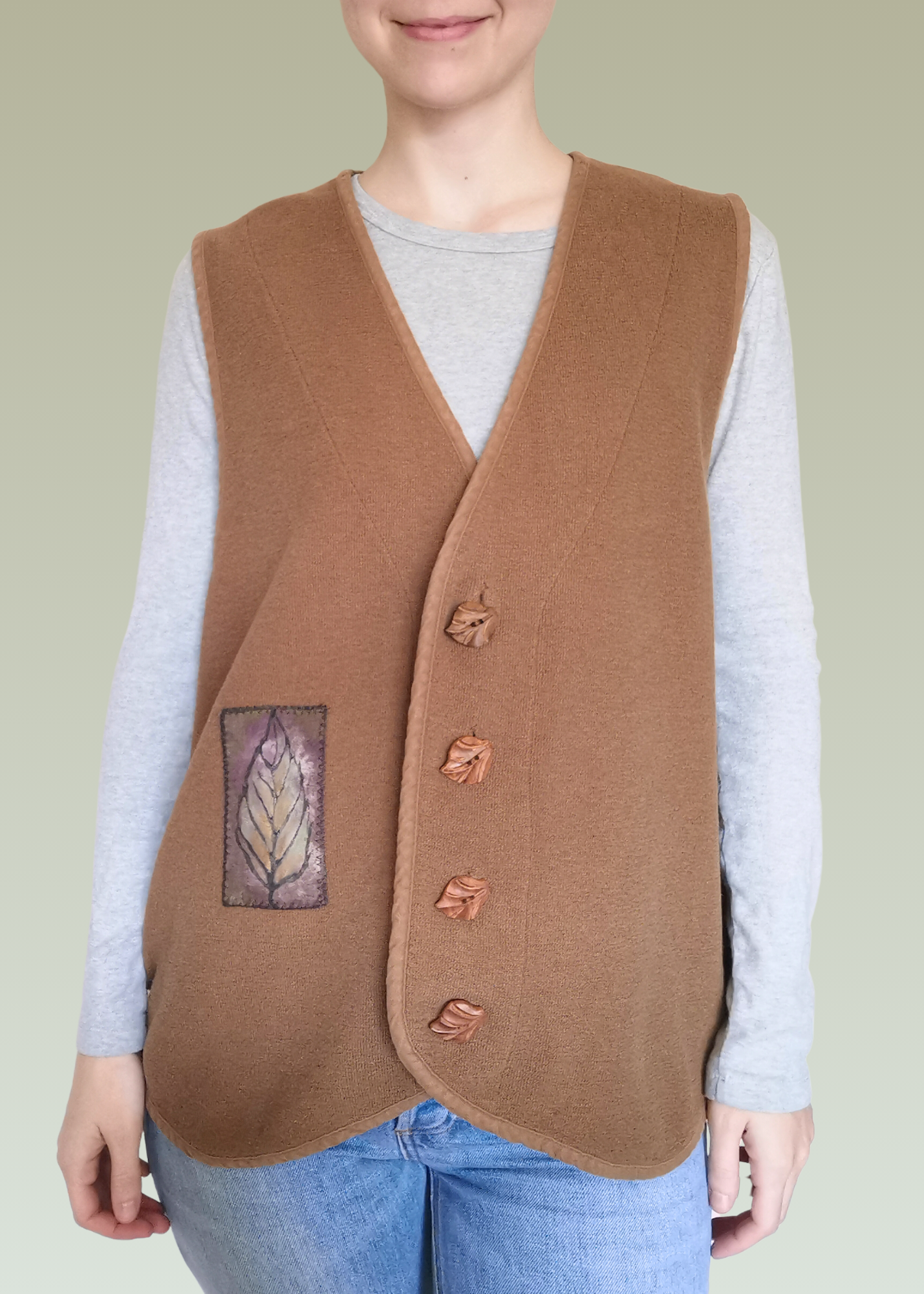 Blue Fish 1998 Cotton Leaf Vest (XXL)