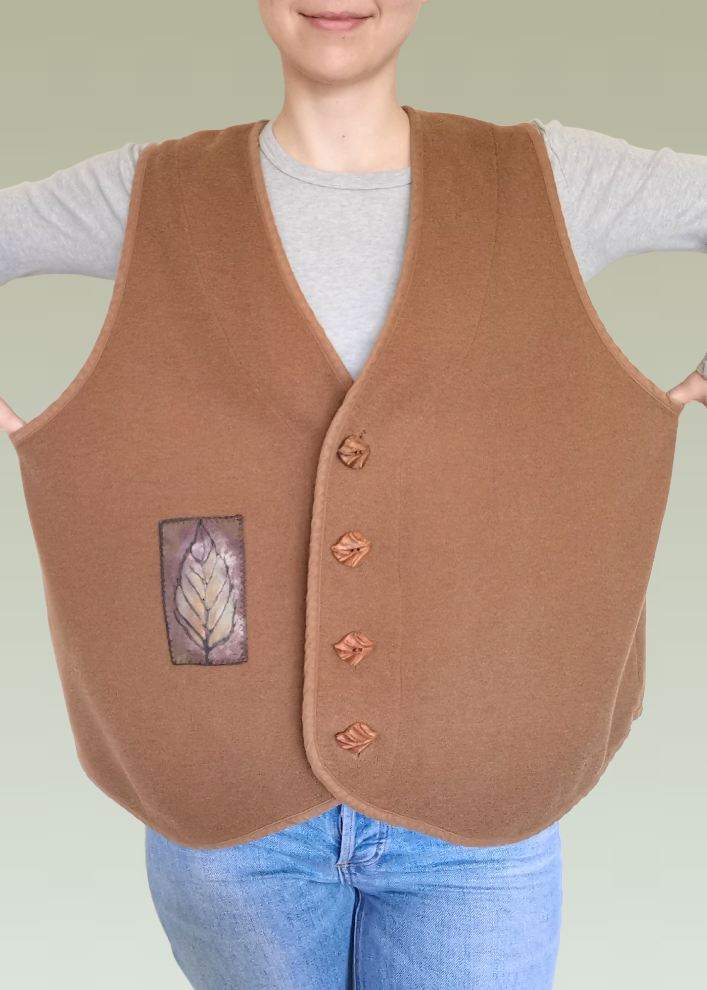 Blue Fish 1998 Cotton Leaf Vest (XXL)