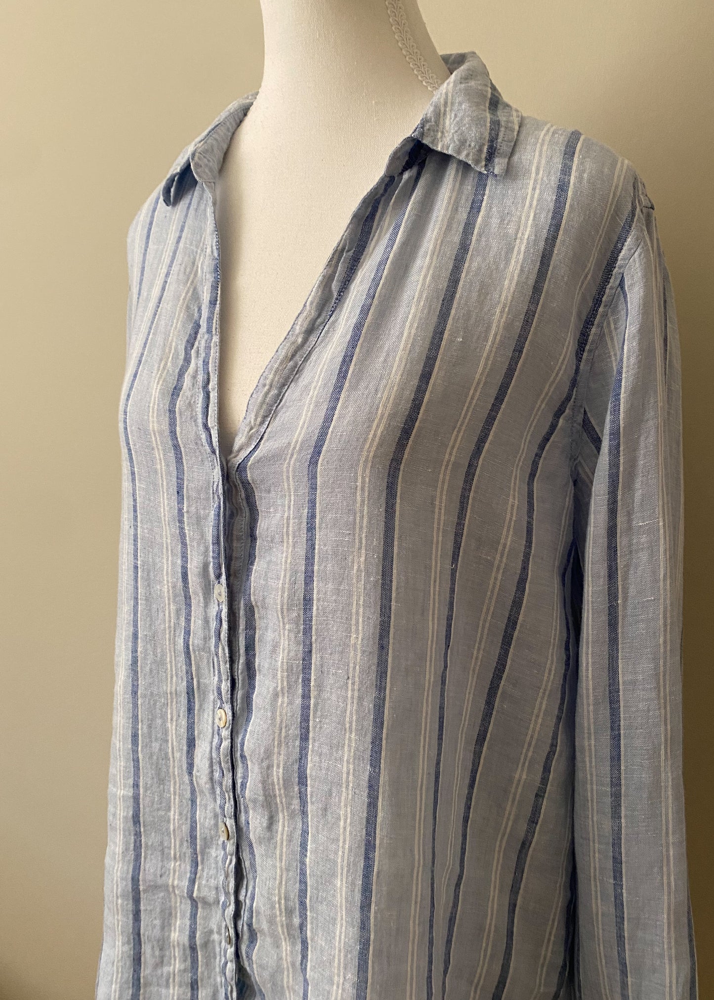 Isaac Mizrahi Linen Top (L)
