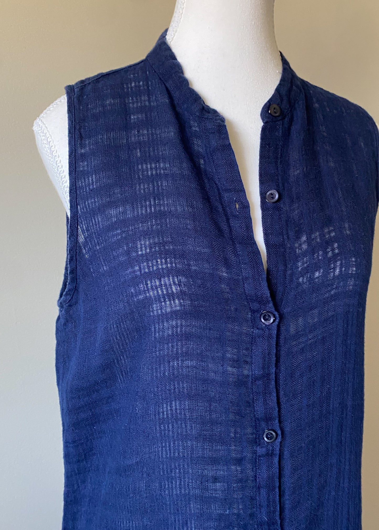 Eileen Fisher Linen Long Shirt (S)
