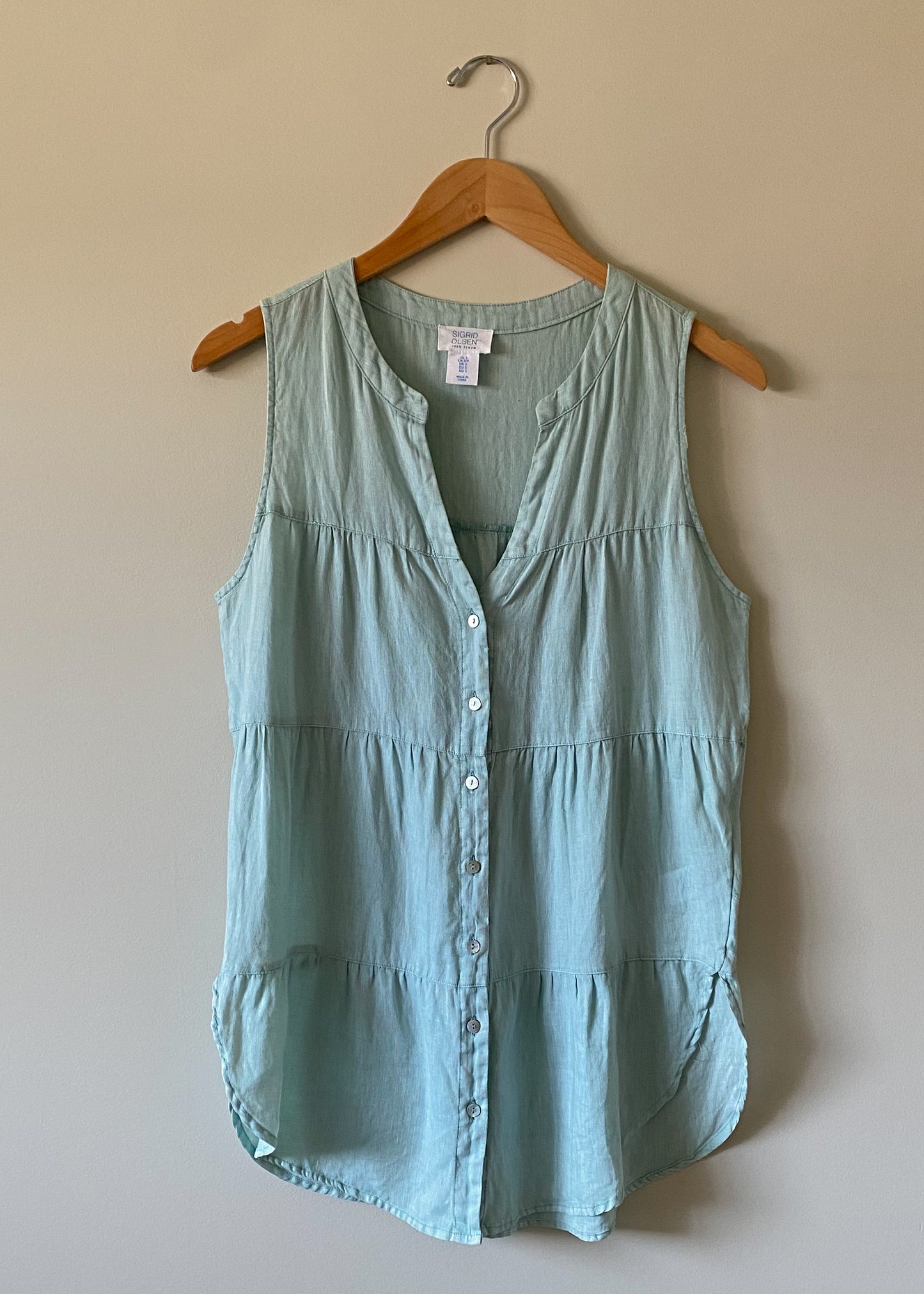 Sigrid Olsen Linen Top (S)