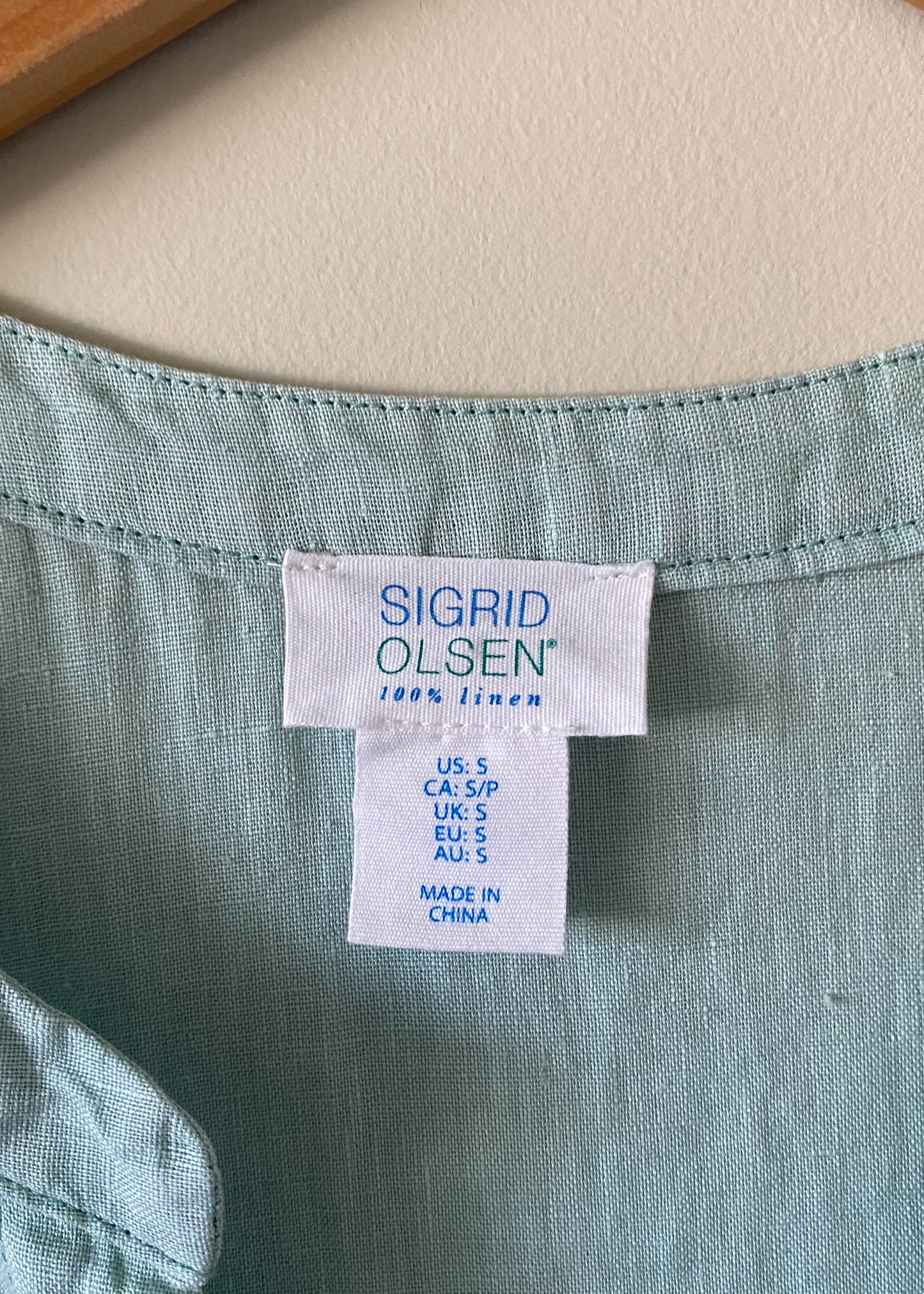 Sigrid Olsen Linen Top (S)