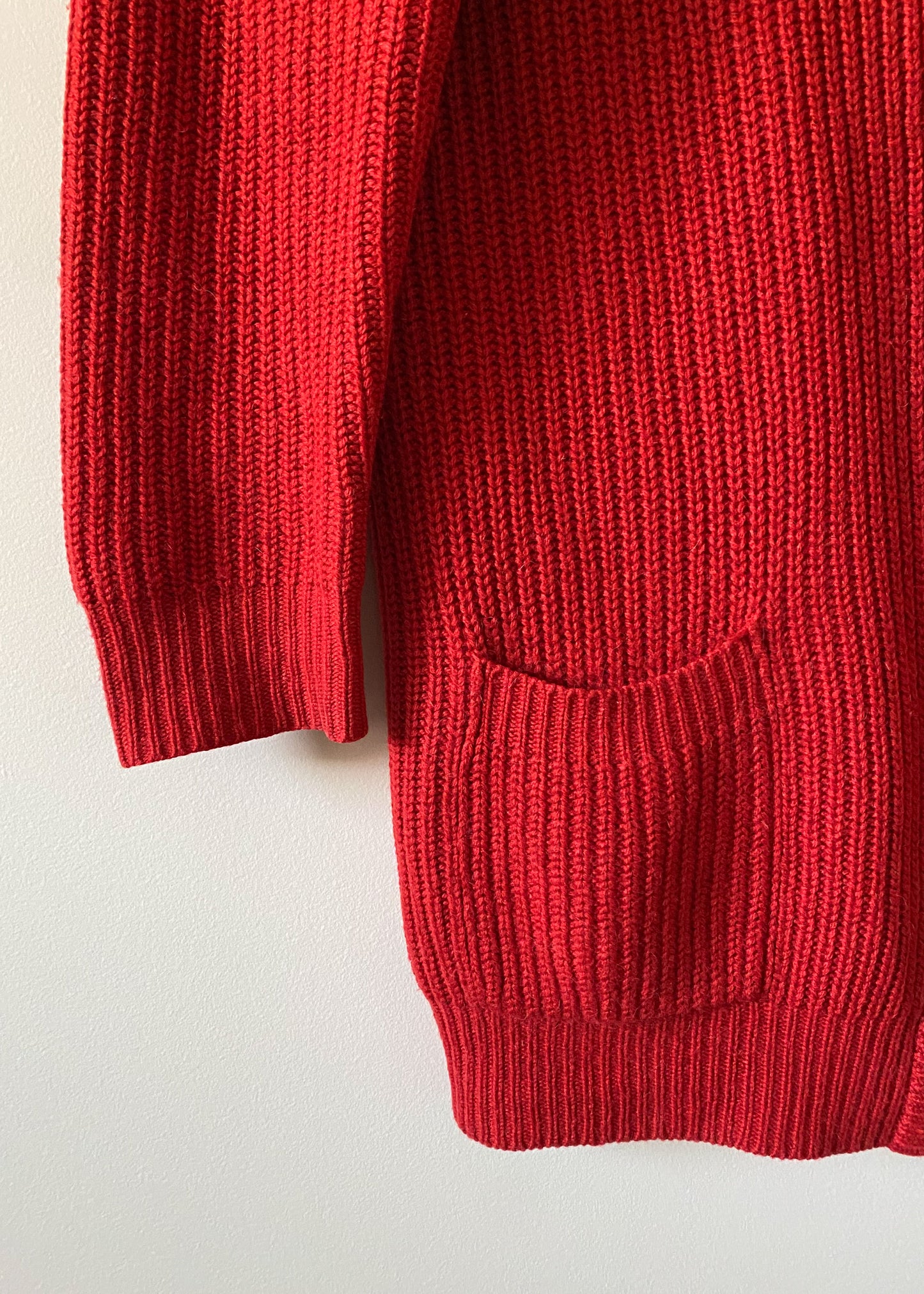 Ami Amalia Baby Camel Hair Cardigan (S)