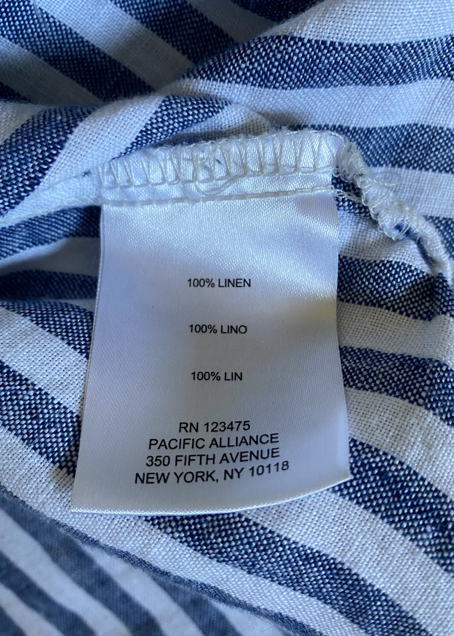 Ellen Tracy Linen Top (M)