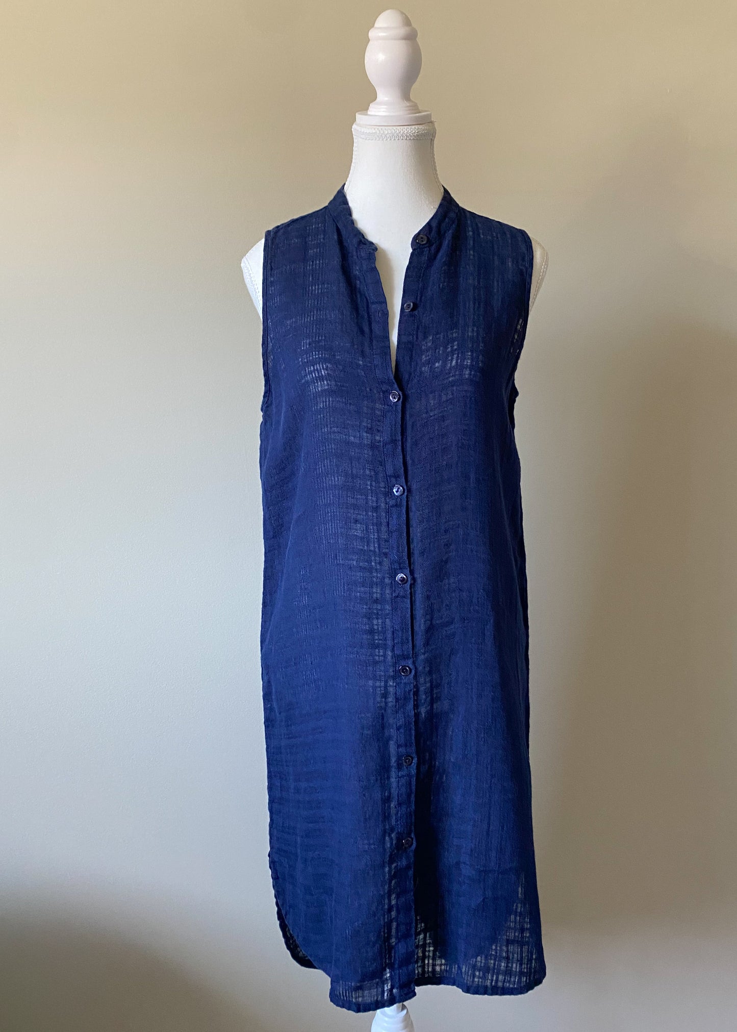 Eileen Fisher Linen Long Shirt (S)