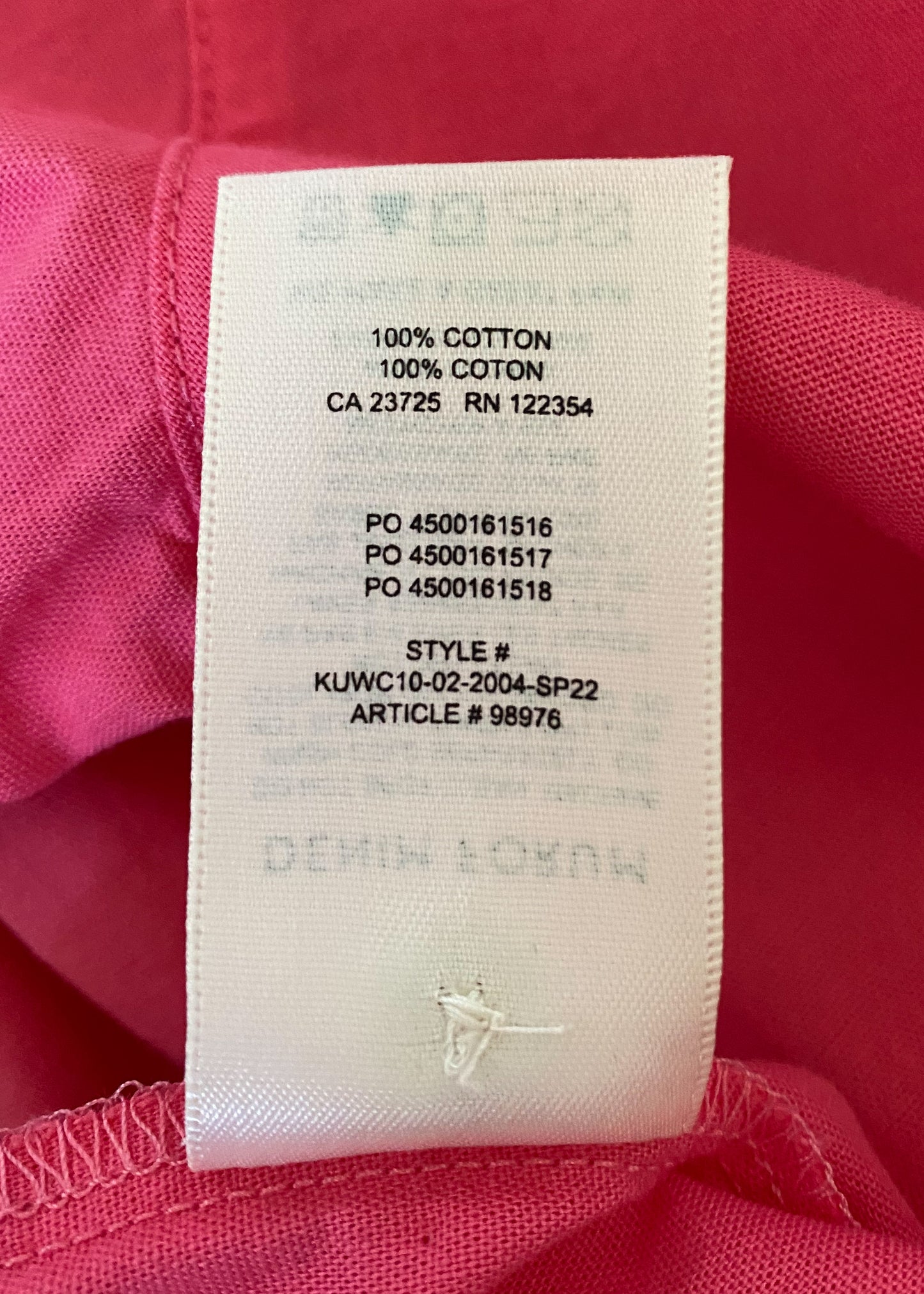 Denim Forum Cotton Top (XS)