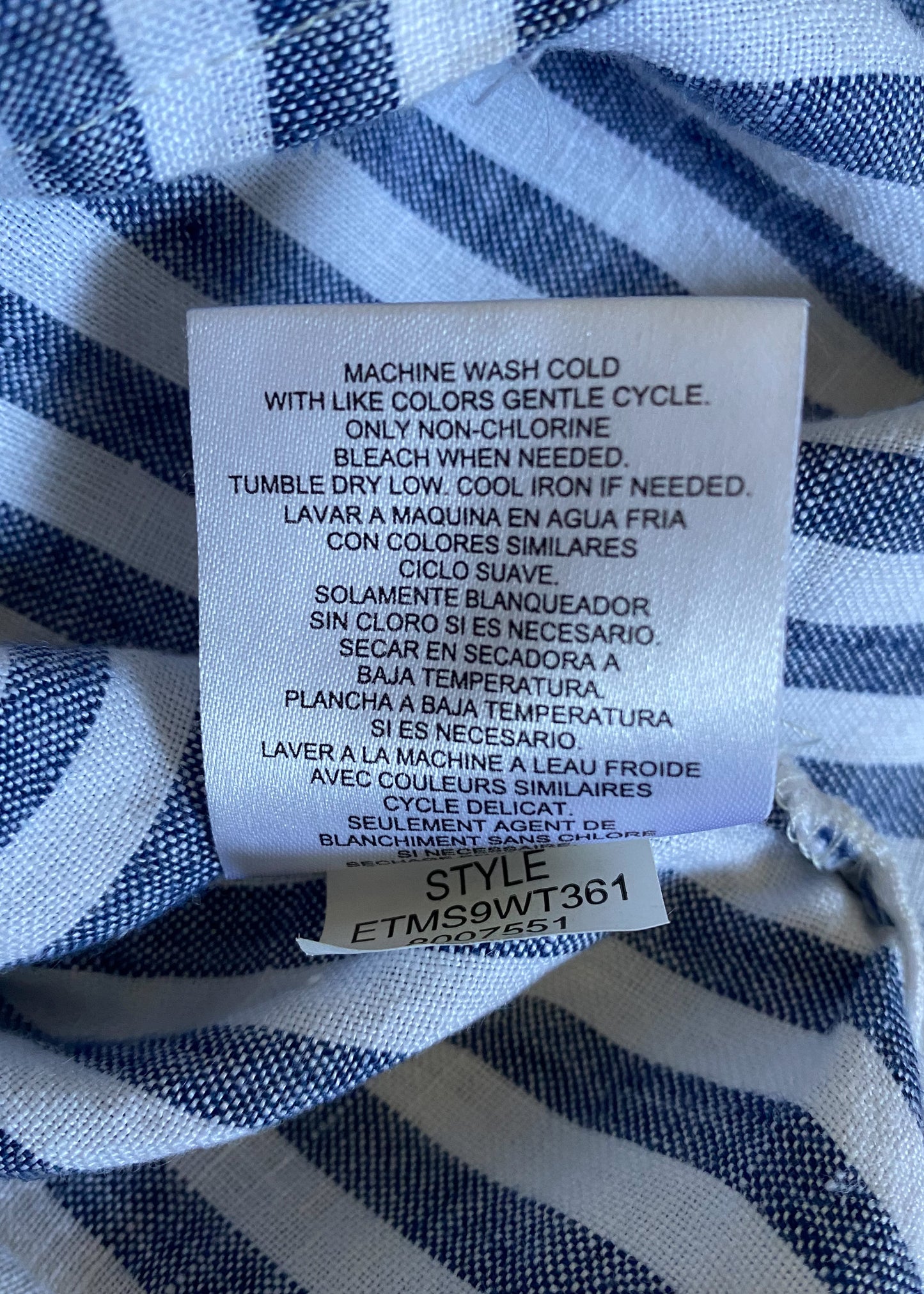 Ellen Tracy Linen Top (M)