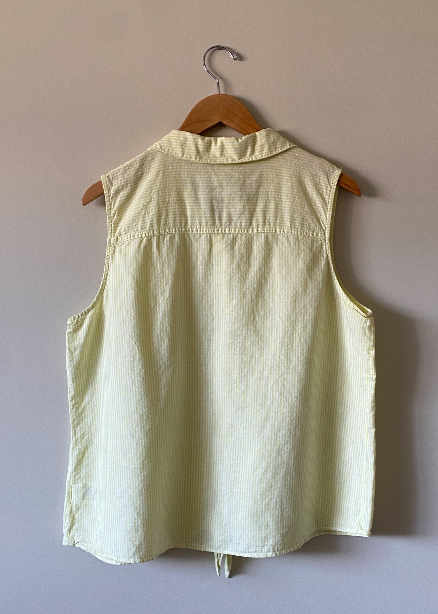 Ellen Tracy Linen & Cotton Top (XL)