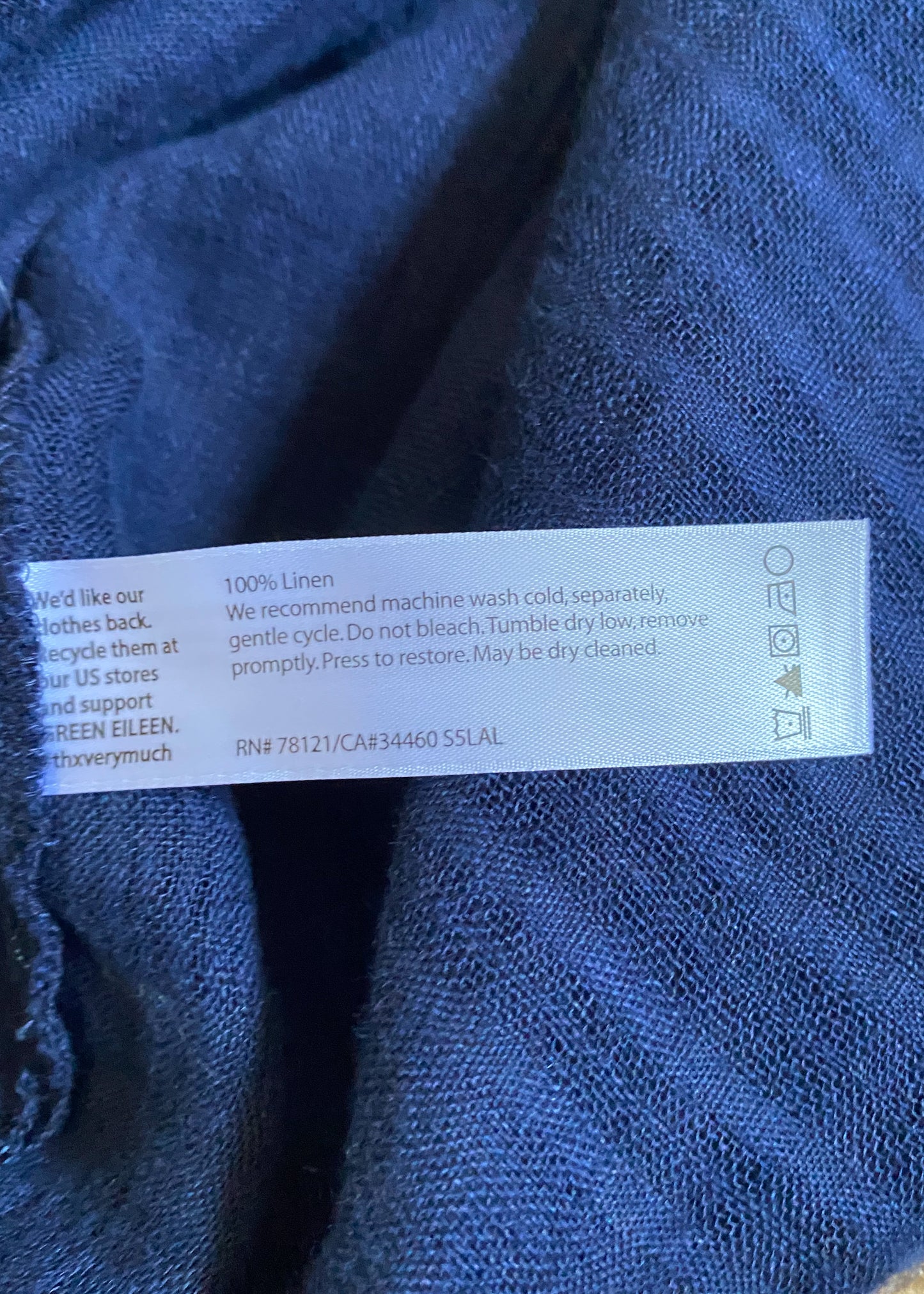 Eileen Fisher Linen Long Shirt (S)