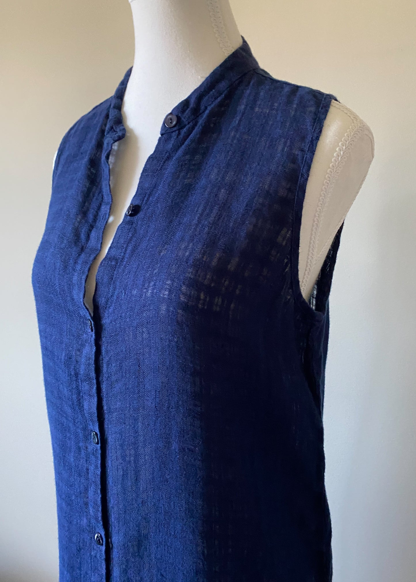 Eileen Fisher Linen Long Shirt (S)
