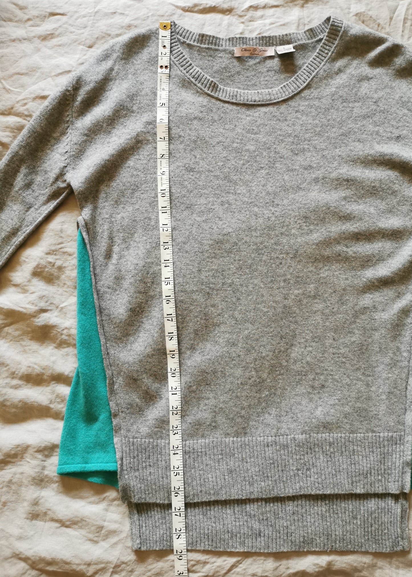 Olivia & Grace Cashmere Sweater (L)