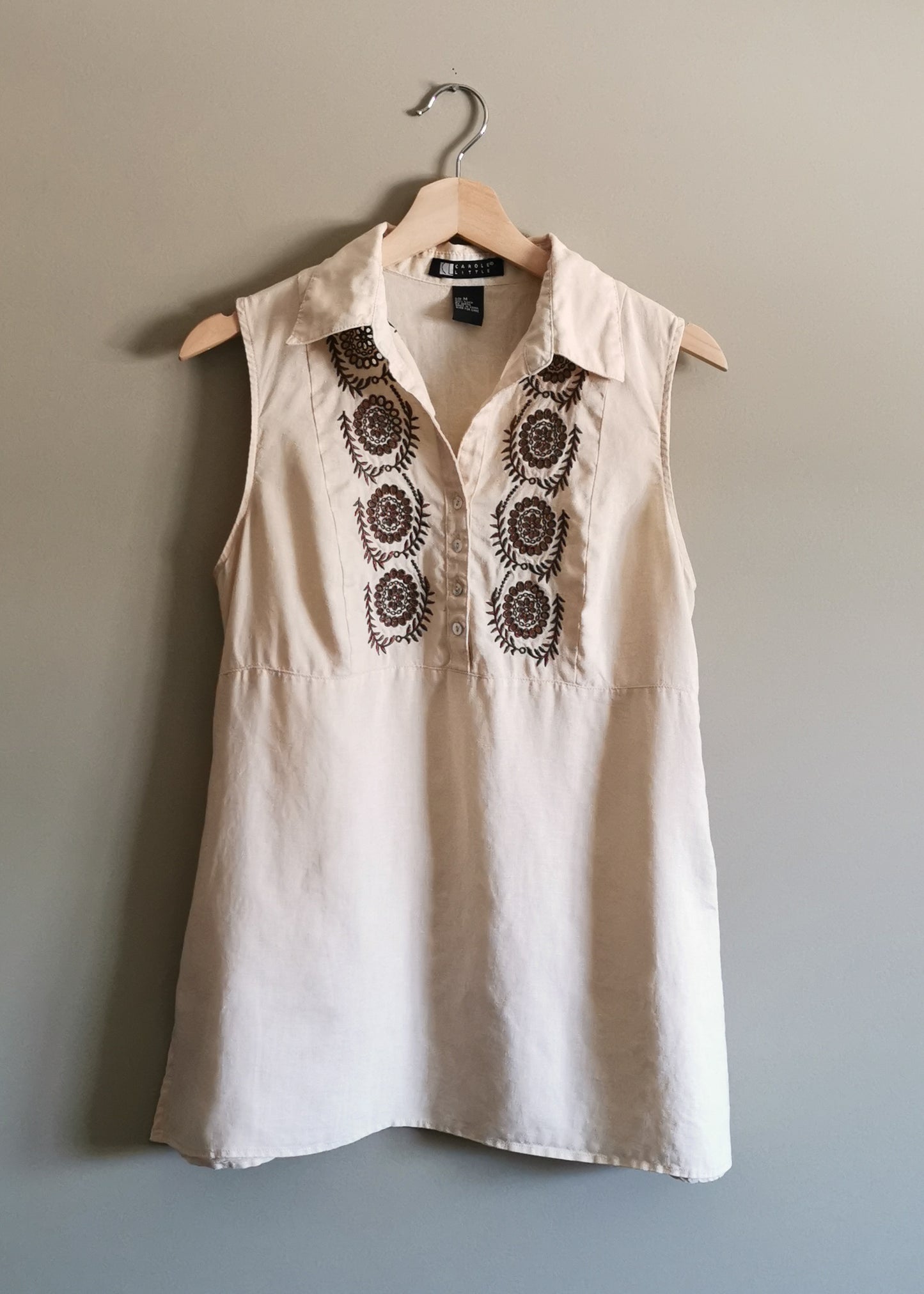 Carole Little Linen Top (M)