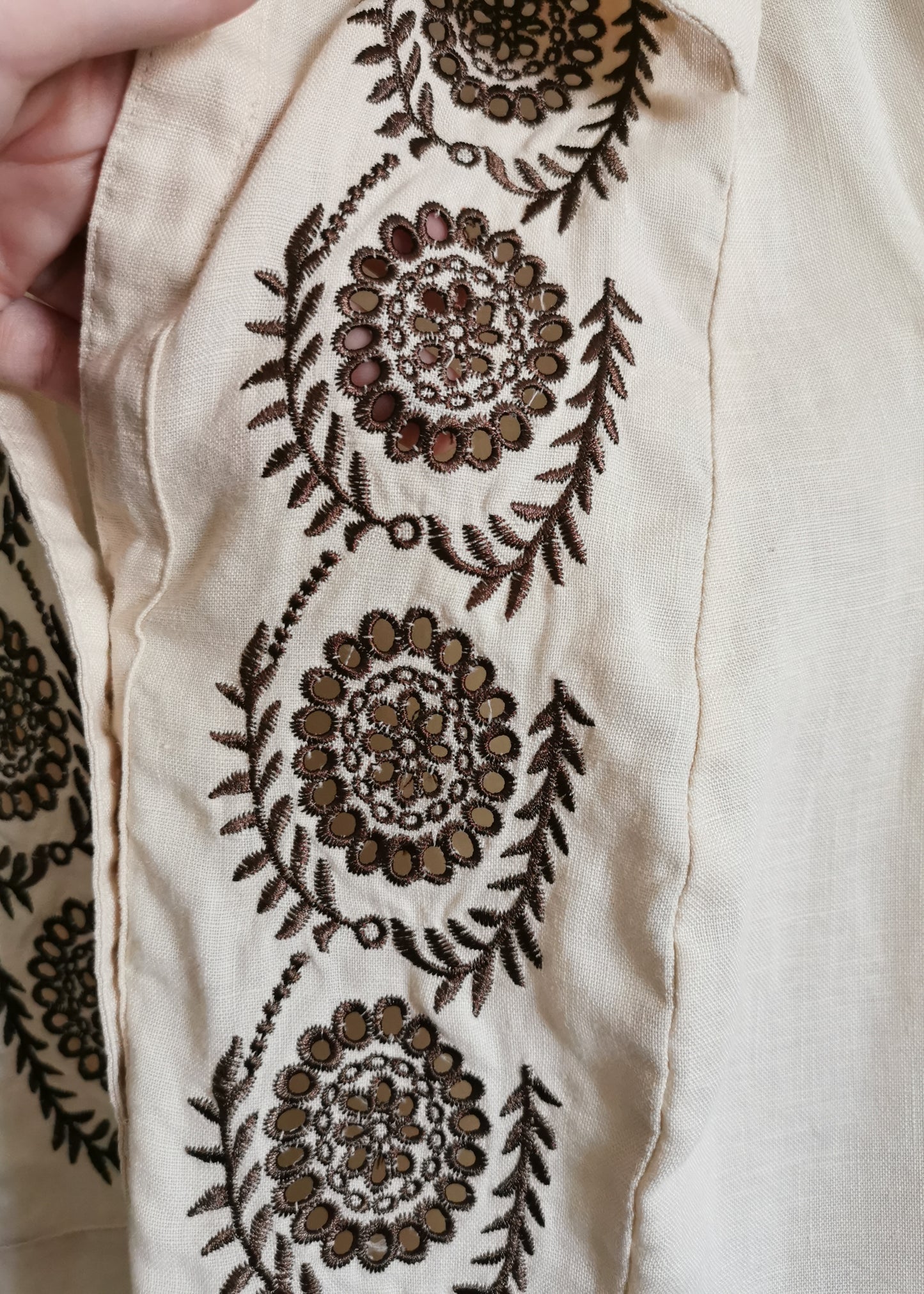 Carole Little Linen Top (M)