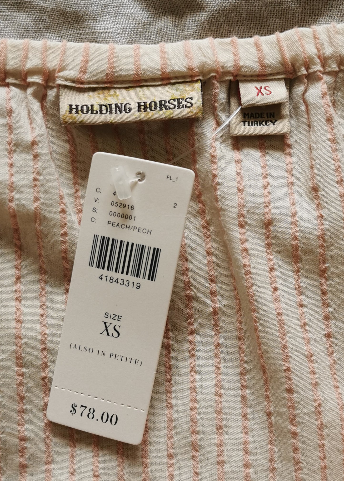 Anthropologie Holding Horses Cotton Top (XS)