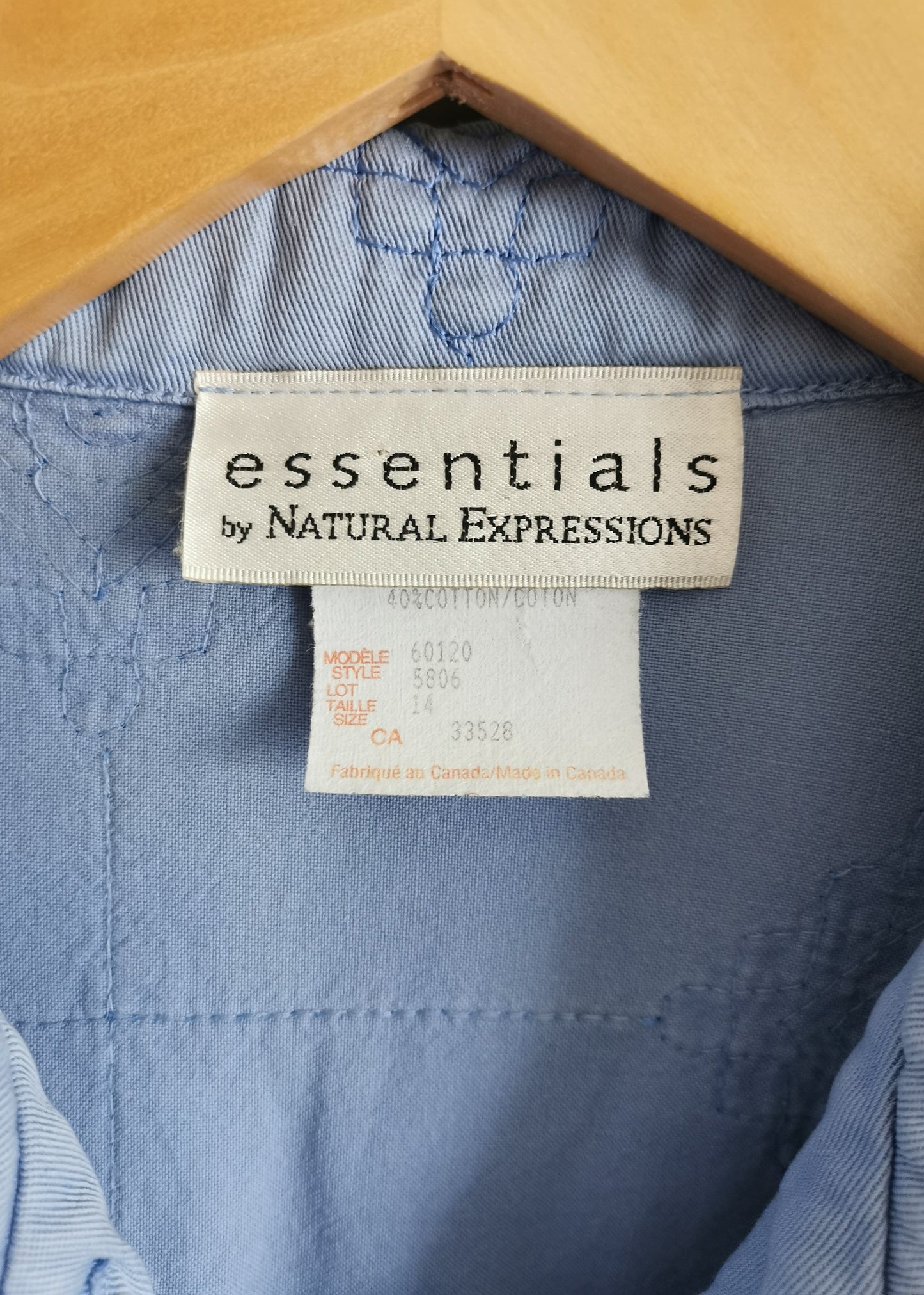 Natural Expressions Lyocell & Cotton Jacket (L)