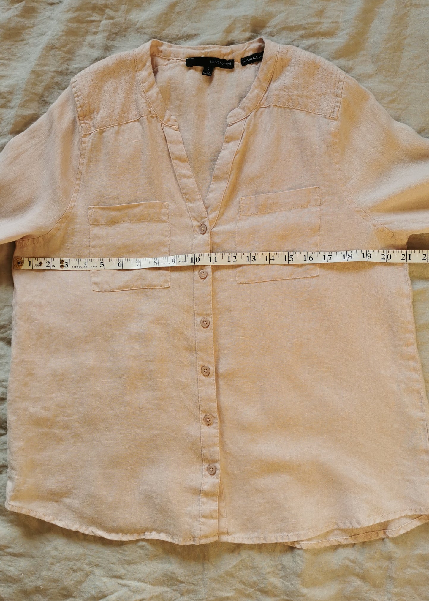Harve Benard Linen Top (L)