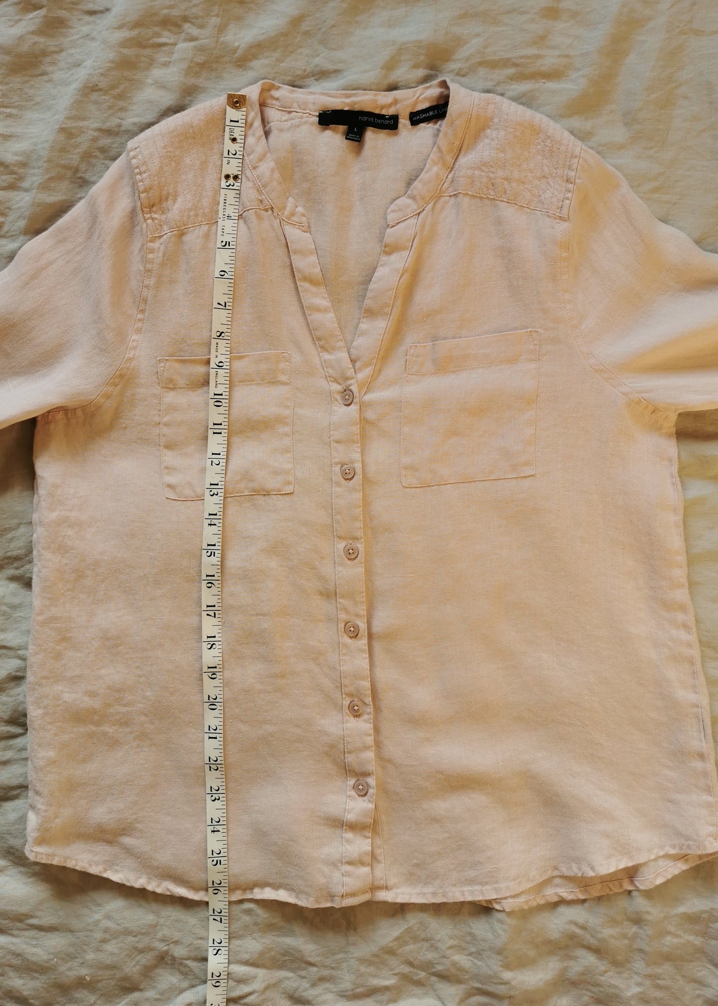Harve Benard Linen Top (L)