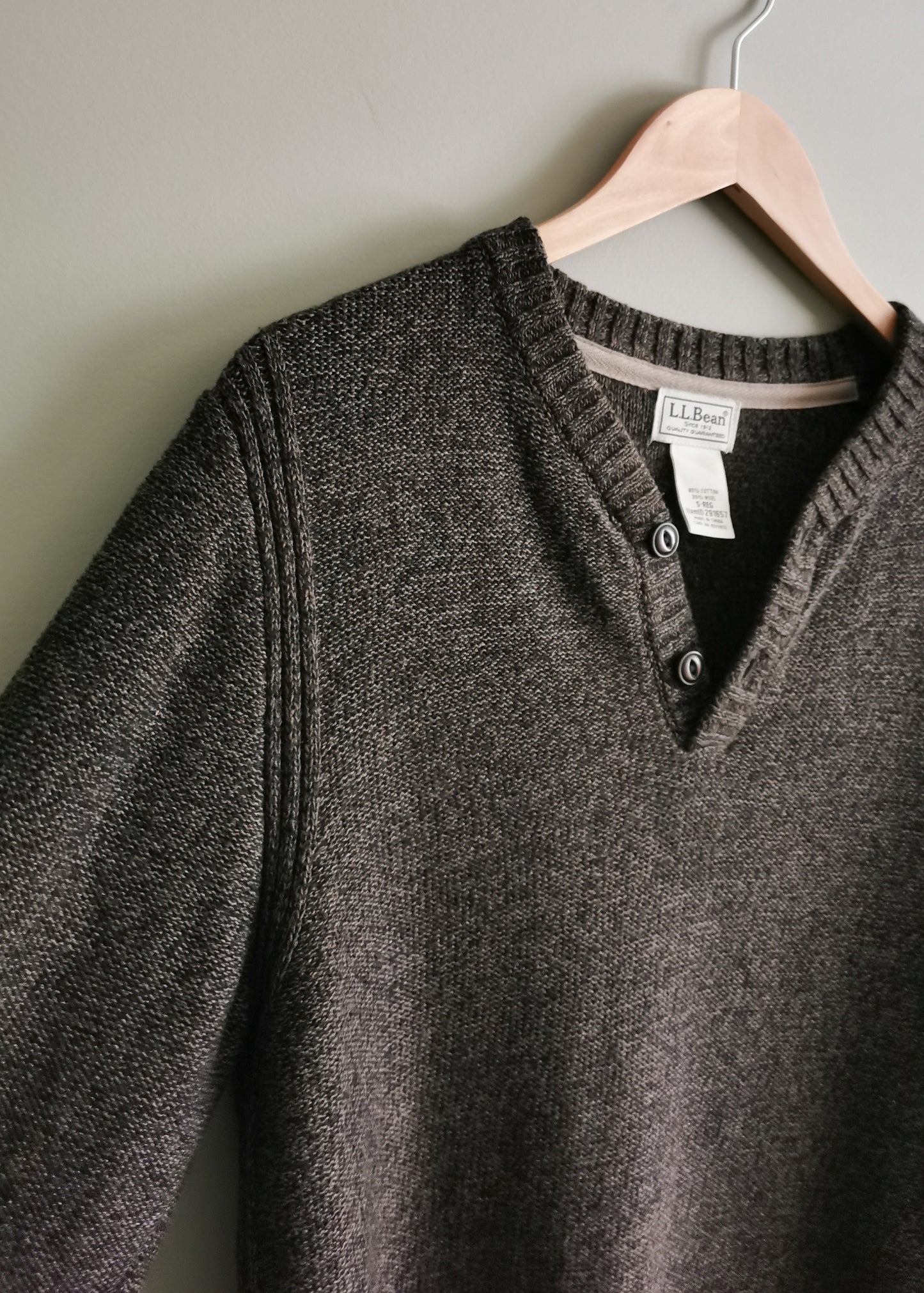 L.L. Bean Cotton & Wool Sweater (S)