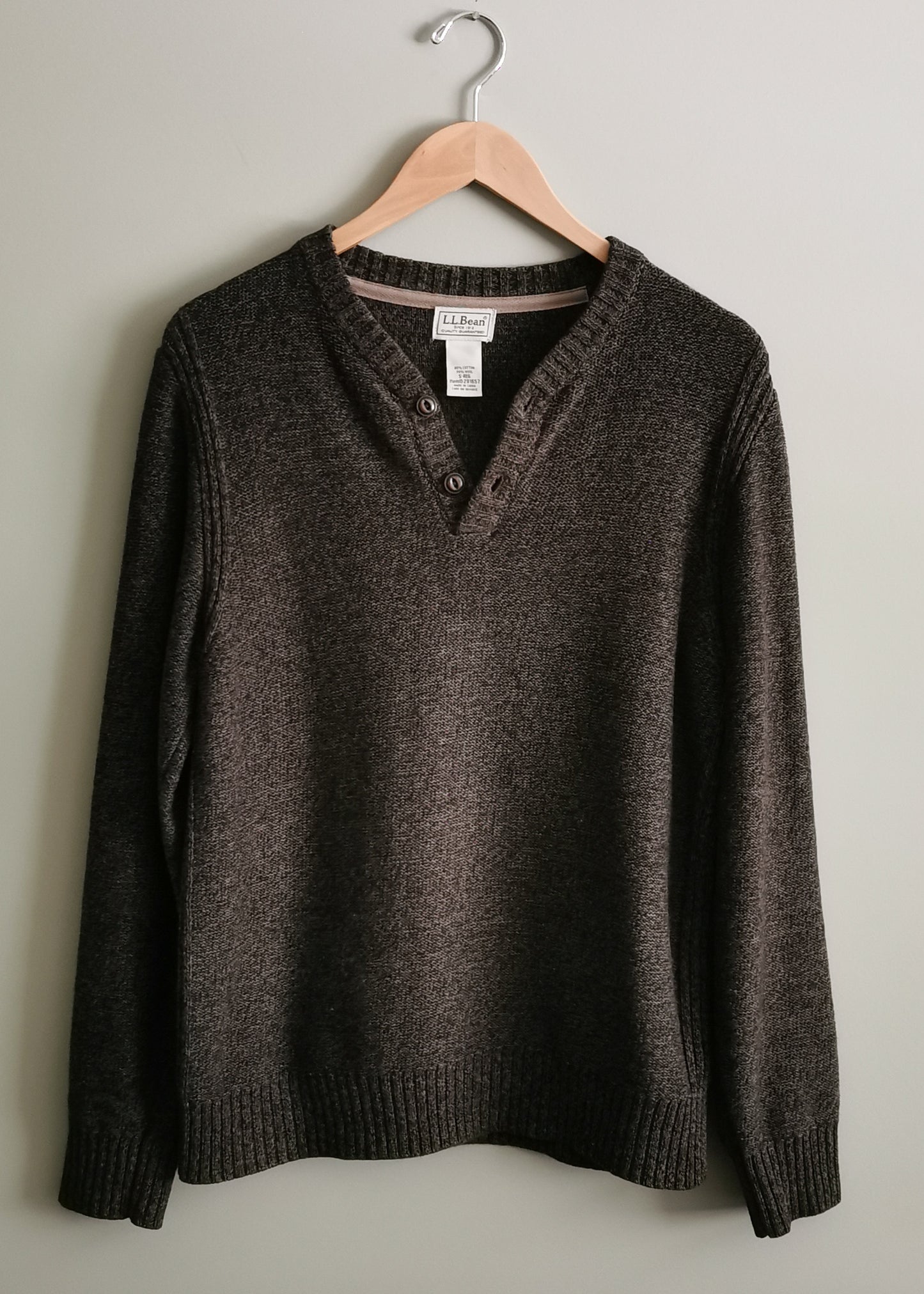 L.L. Bean Cotton & Wool Sweater (S)