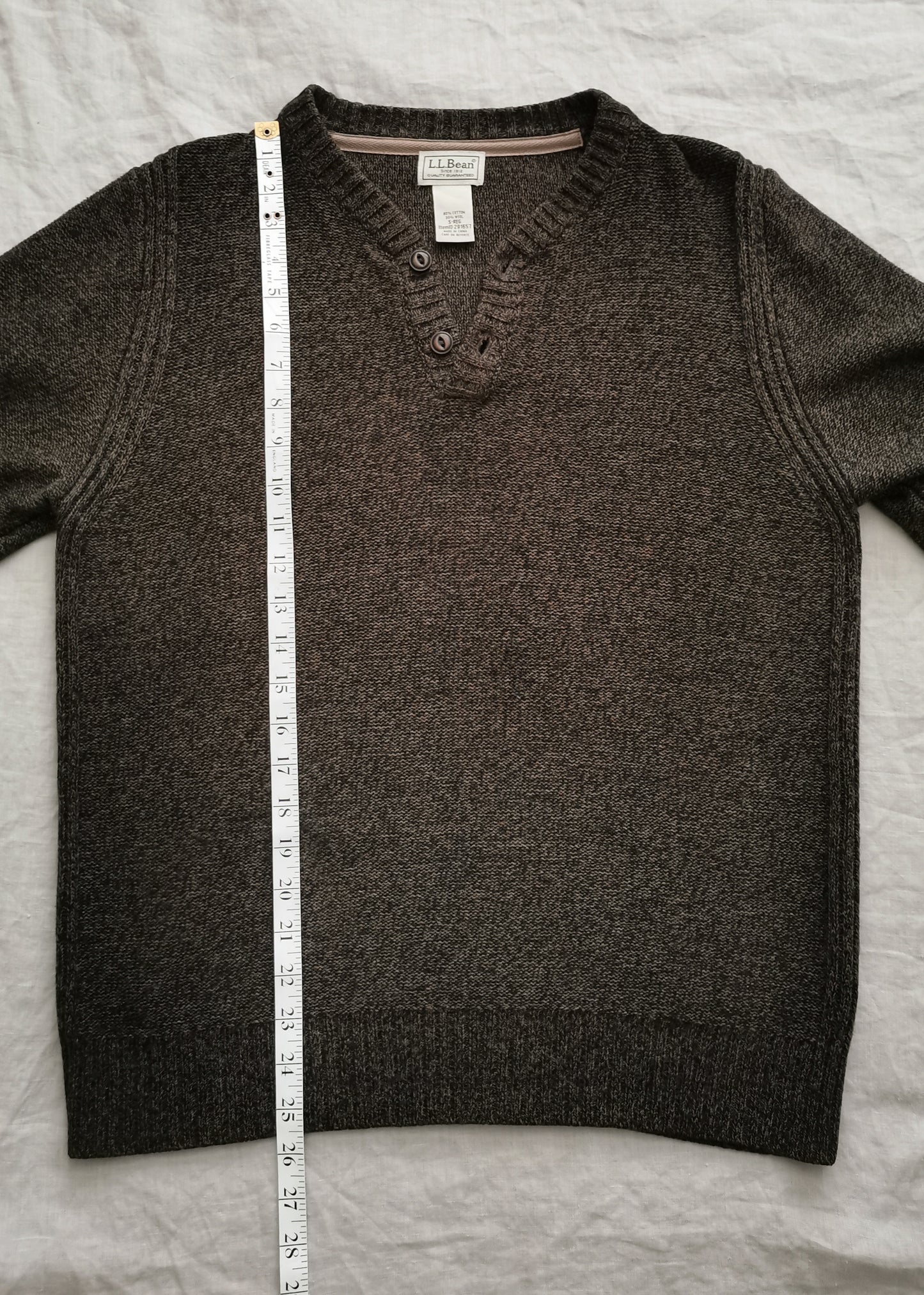 L.L. Bean Cotton & Wool Sweater (S)