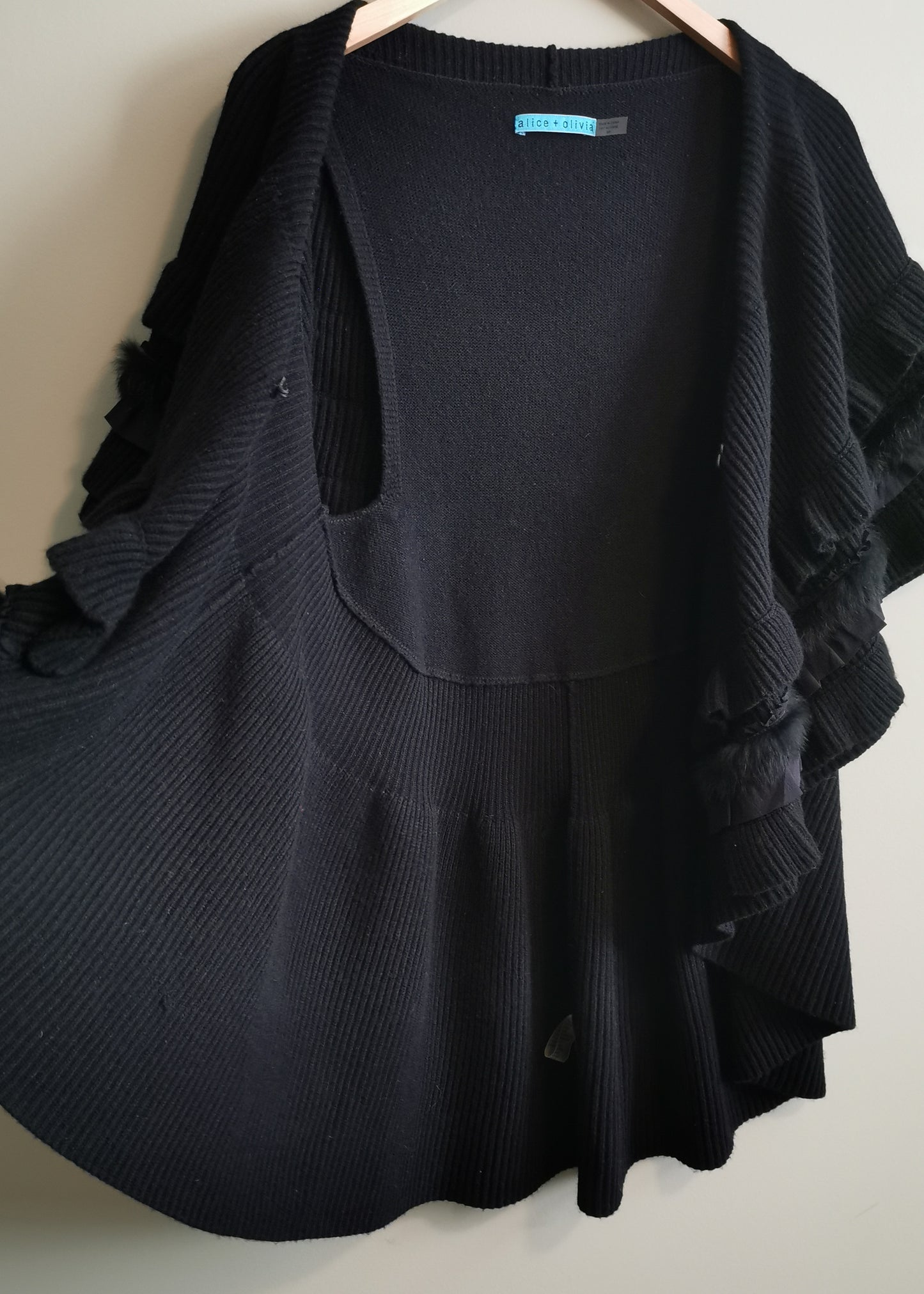 Alice + Olivia Wool & Cashmere Cardigan Vest (S)