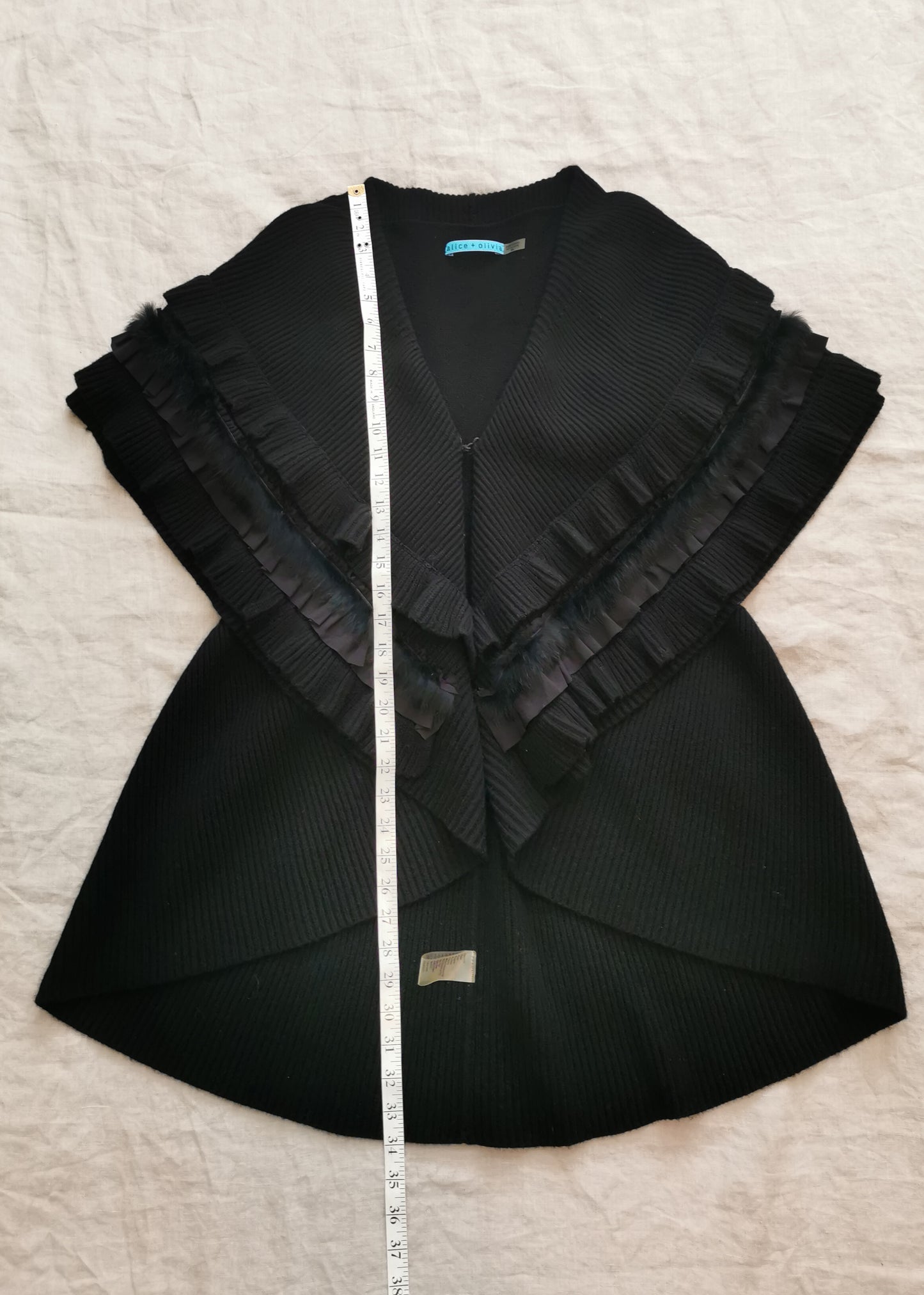Alice + Olivia Wool & Cashmere Cardigan Vest (S)