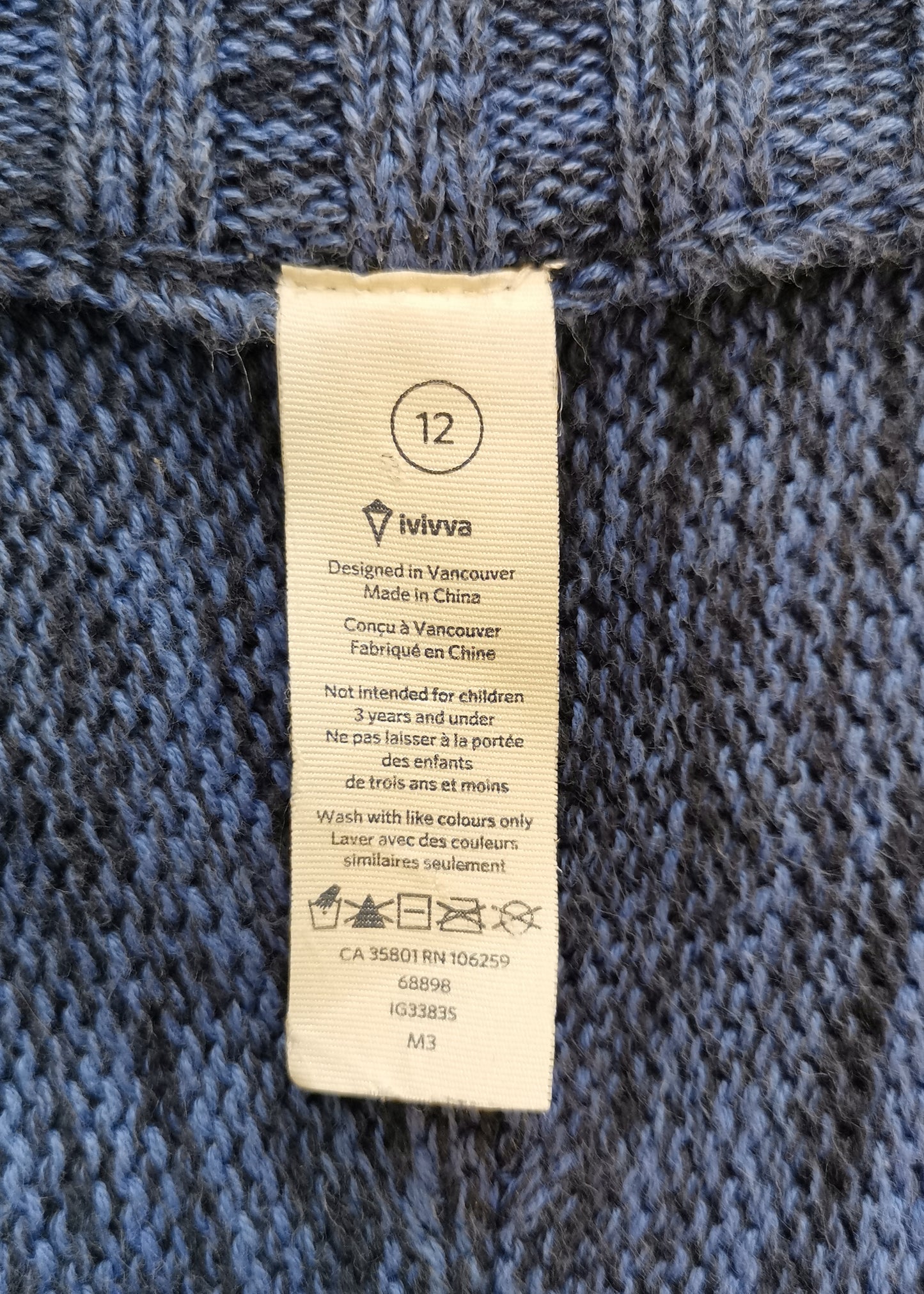 Ivivva Cotton "Wrap Star" Sweater (12)