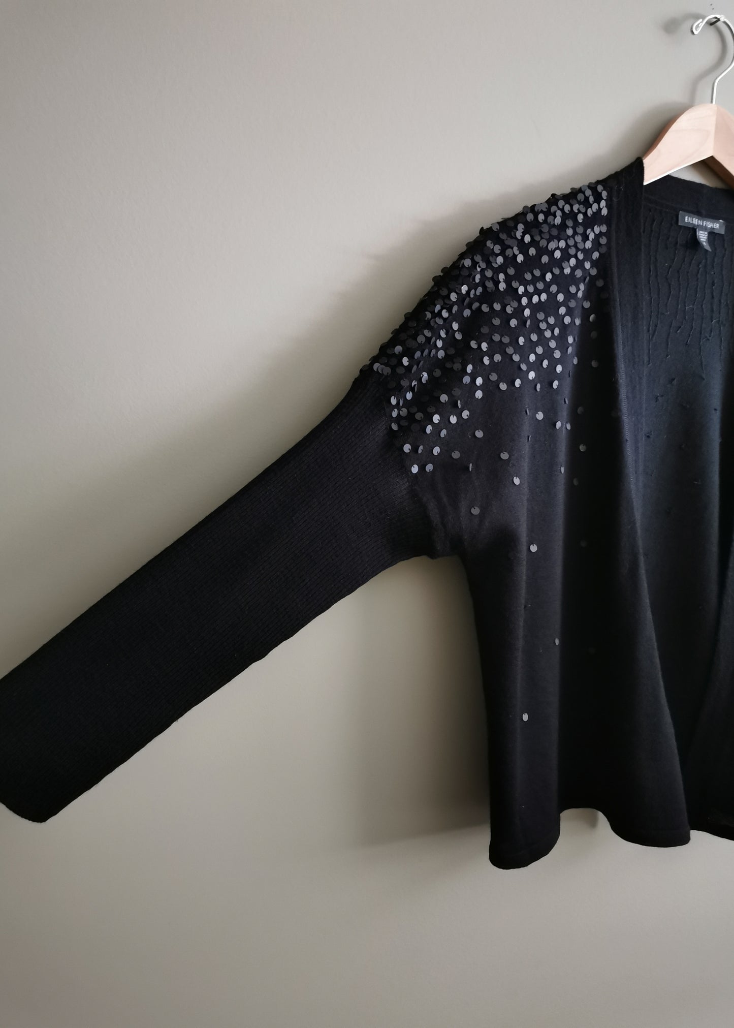Eileen Fisher Merino Wool Cardigan (L)