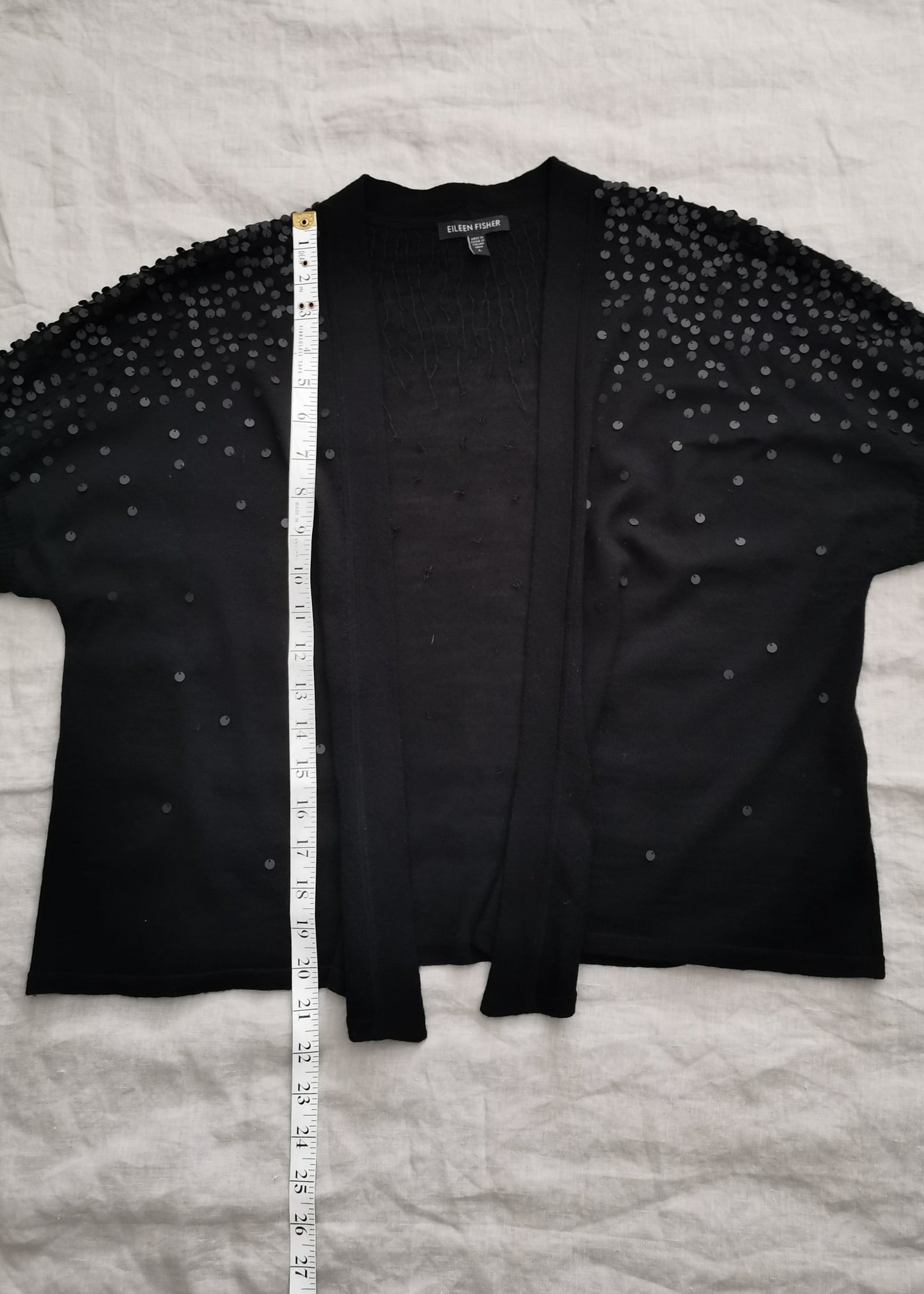 Eileen Fisher Merino Wool Cardigan (L)