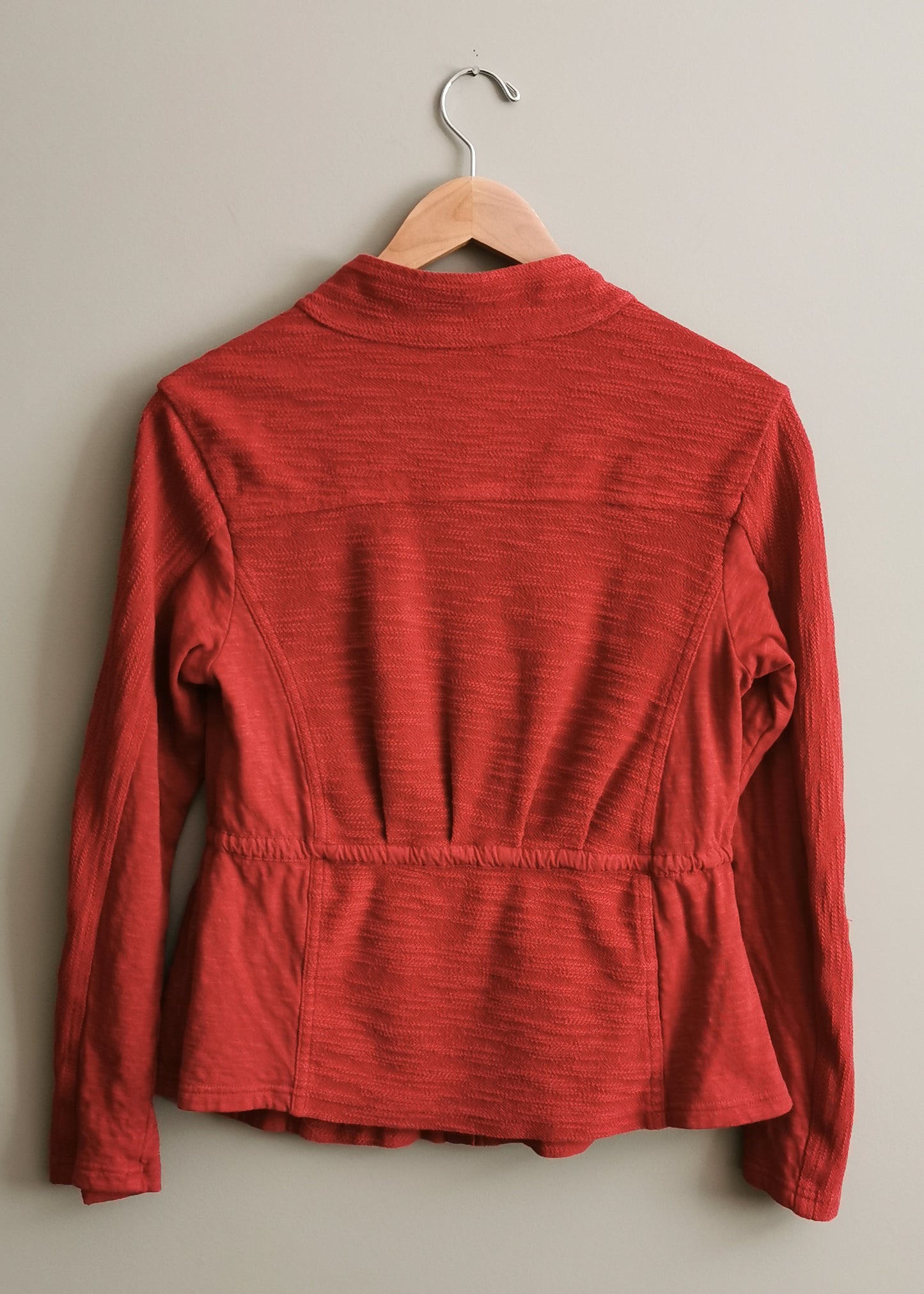 Anthropologie | Saturday Sunday Cotton Zipper Cardigan (M)
