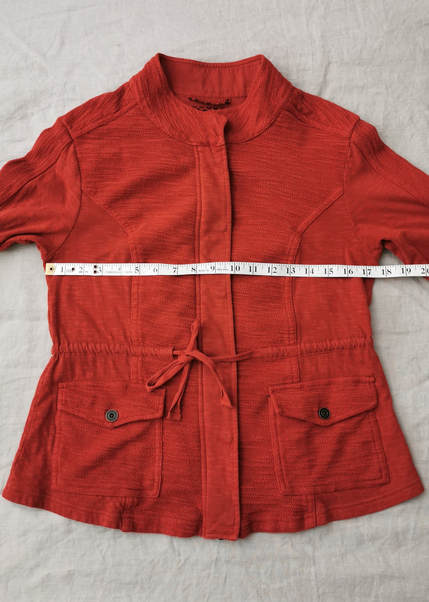 Anthropologie | Saturday Sunday Cotton Zipper Cardigan (M)