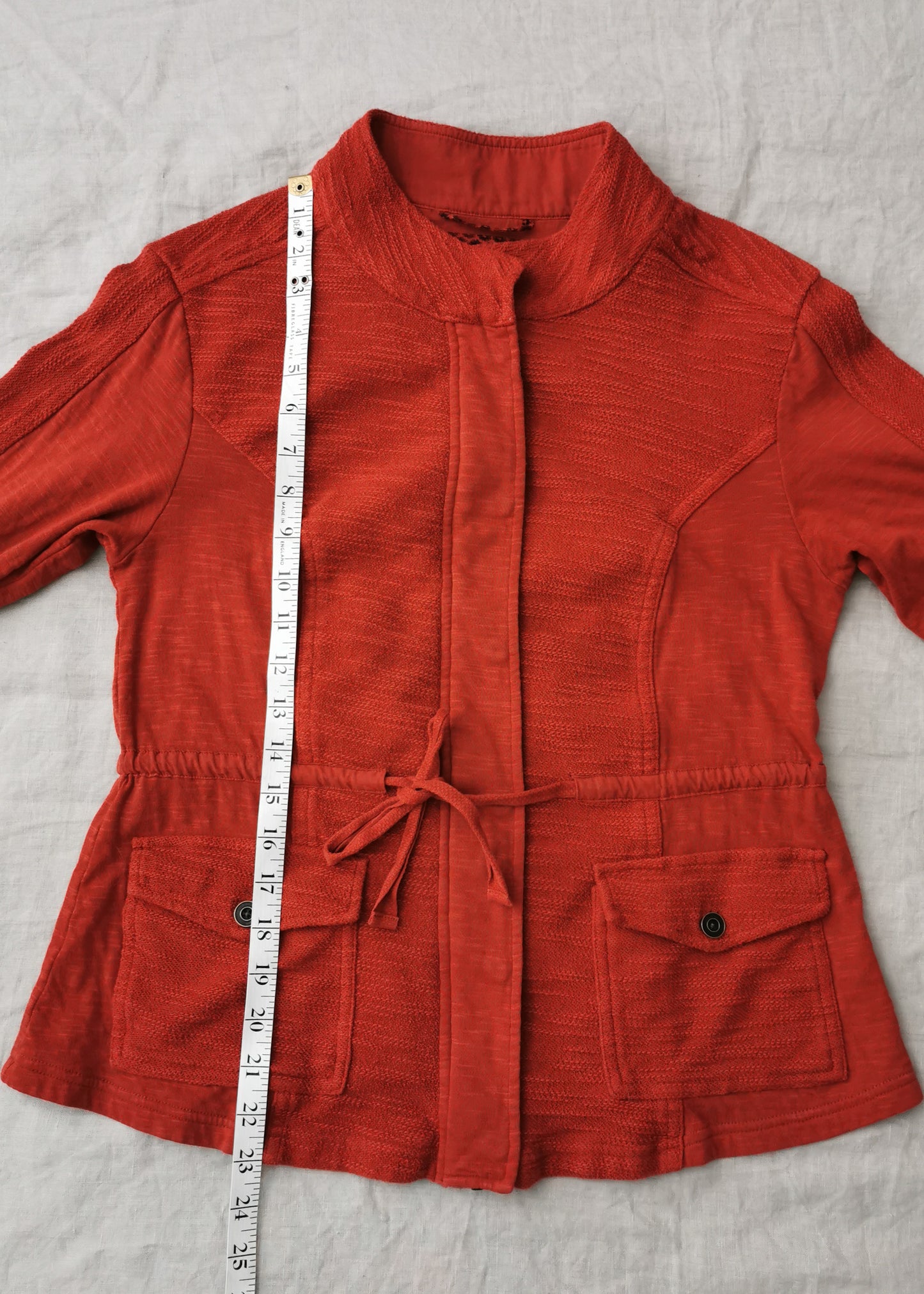 Anthropologie | Saturday Sunday Cotton Zipper Cardigan (M)