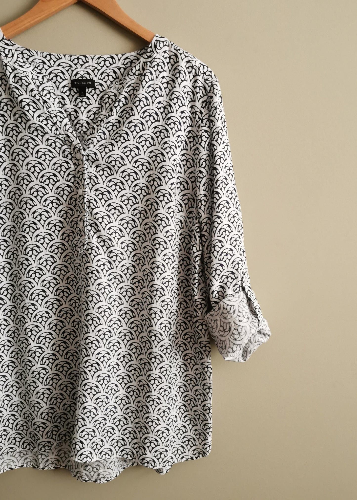 Talbots Linen Top (L)