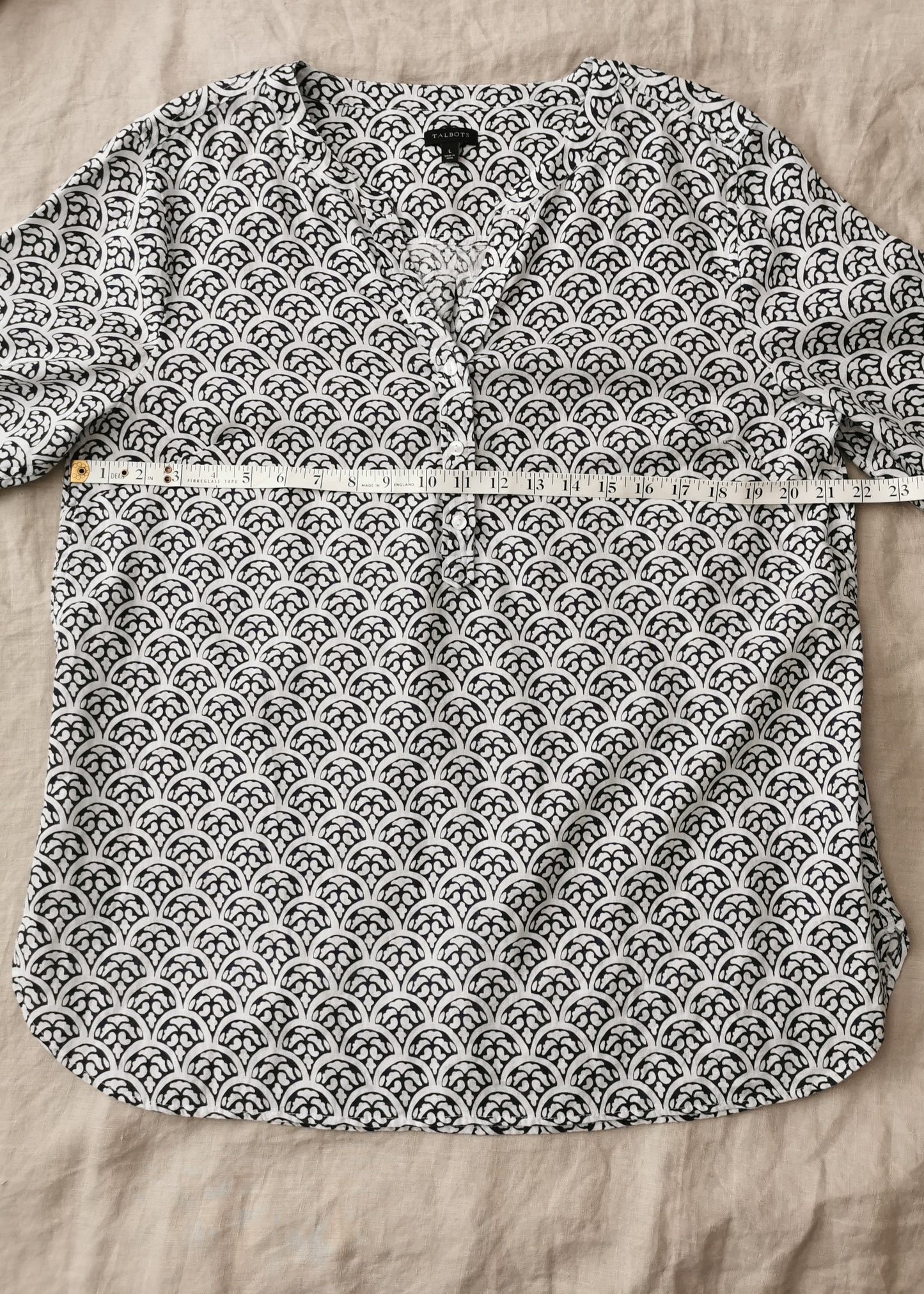 Talbots Linen Top (L)