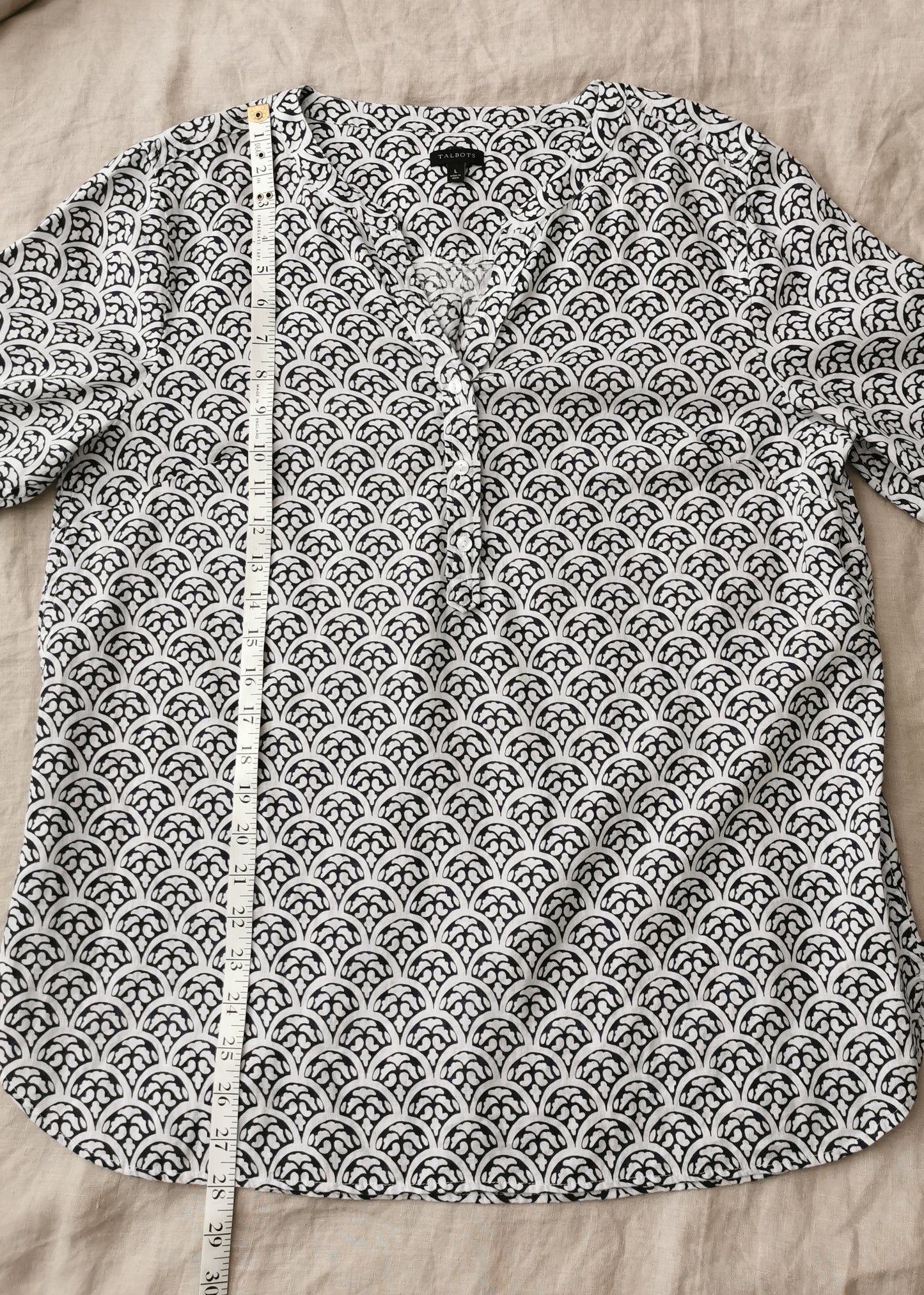 Talbots Linen Top (L)