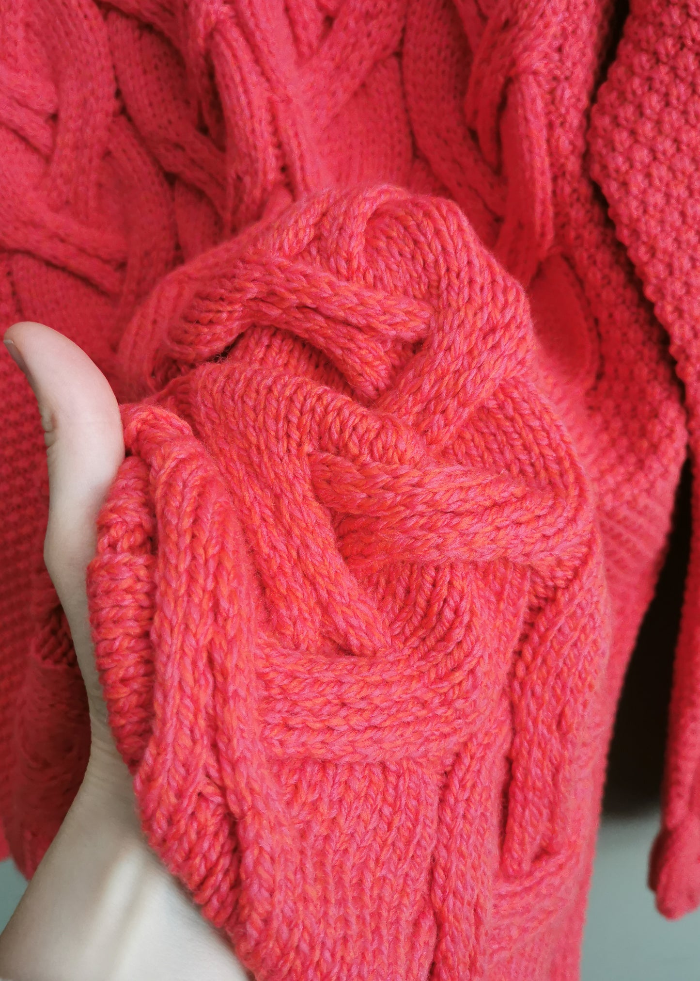 Aran Woolen Mills Kinsale Merino Wool Cable Knit Sweater (XXL)