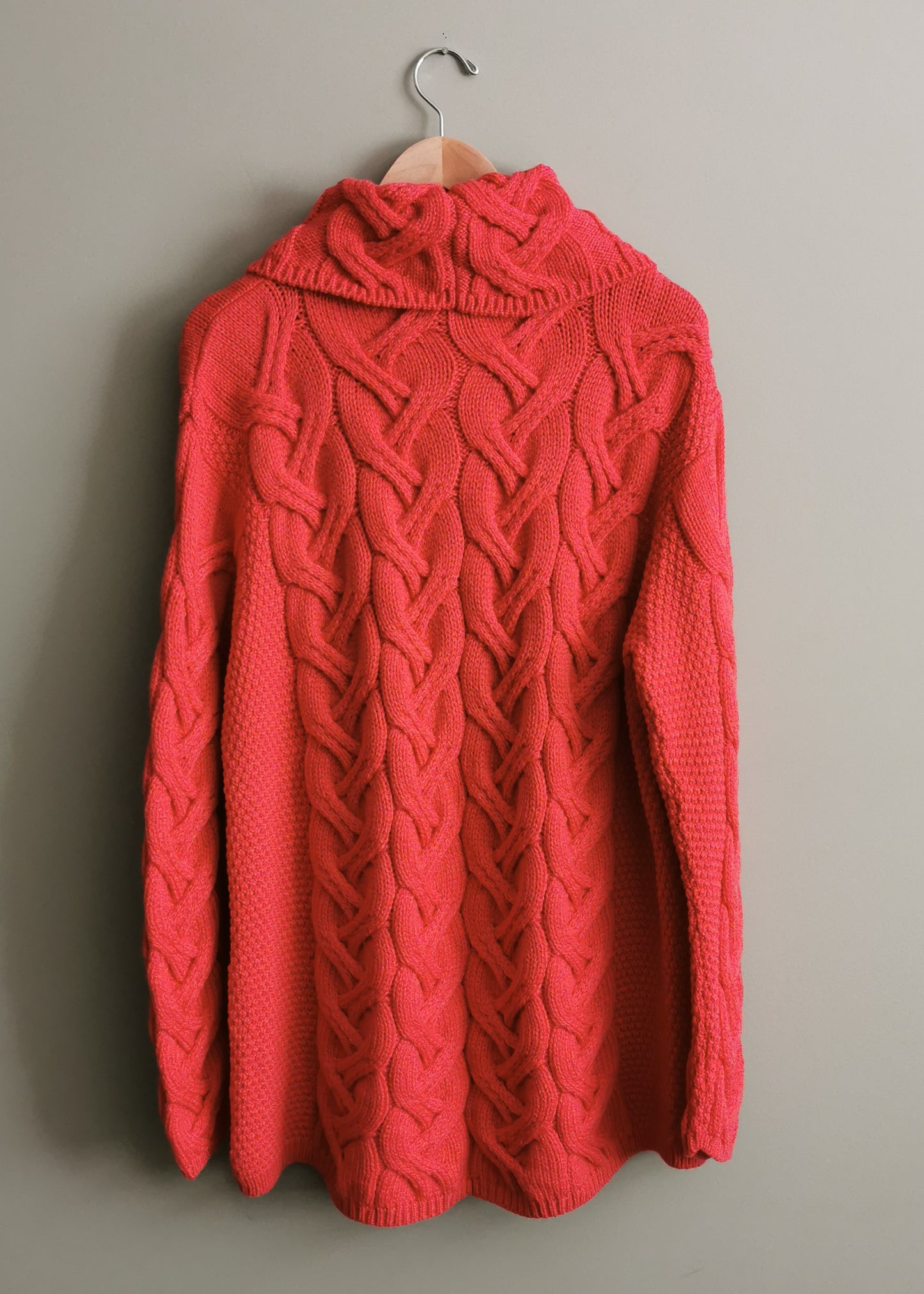 Aran Woolen Mills Kinsale Merino Wool Cable Knit Sweater (XXL)