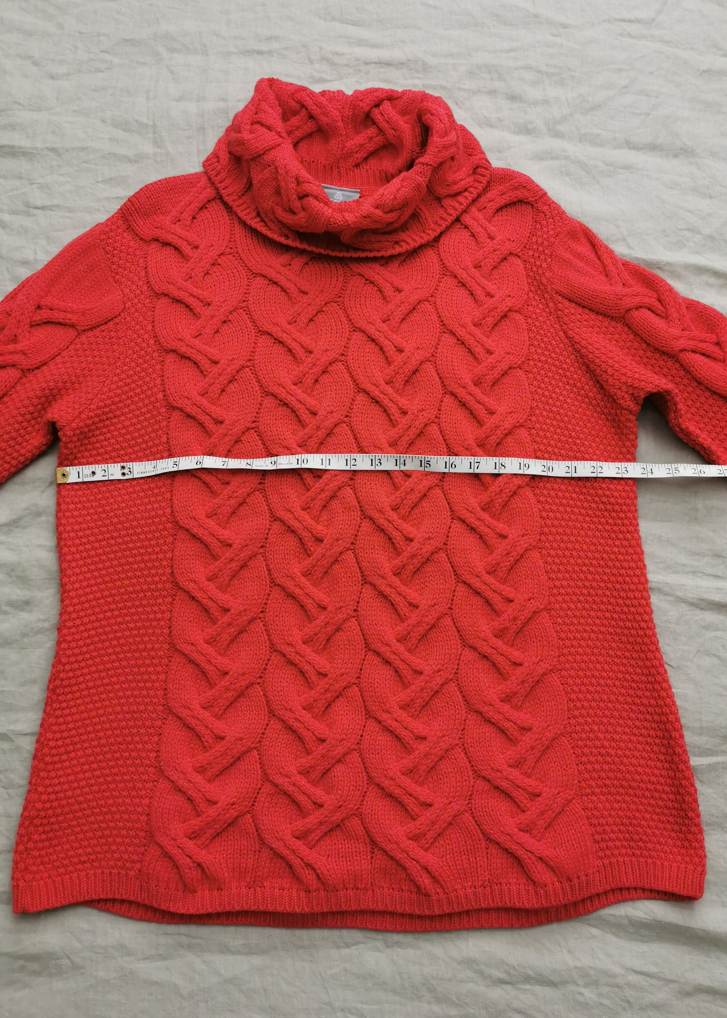 Aran Woolen Mills Kinsale Merino Wool Cable Knit Sweater (XXL)