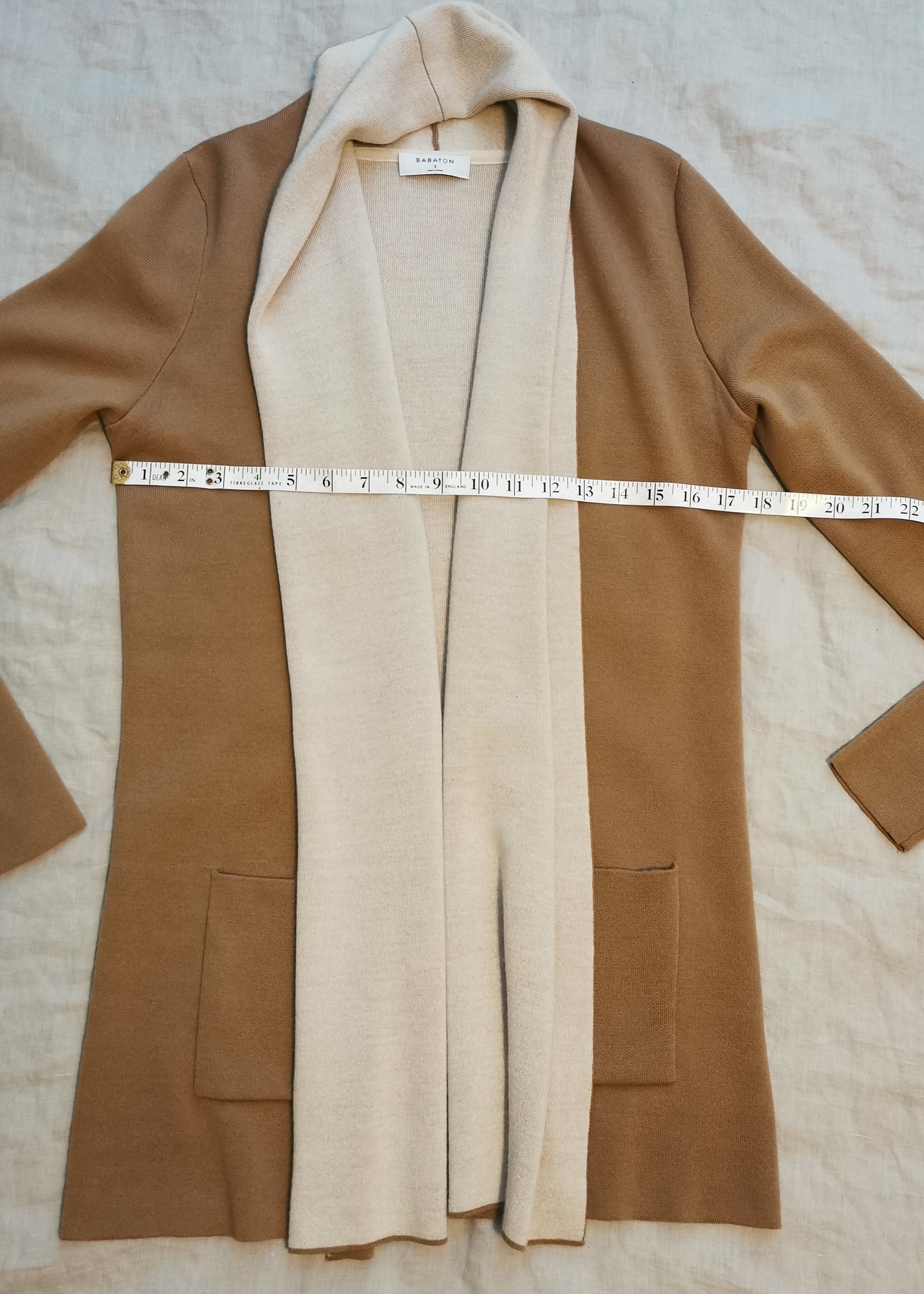 Babaton Merino Wool Cardigan (S)