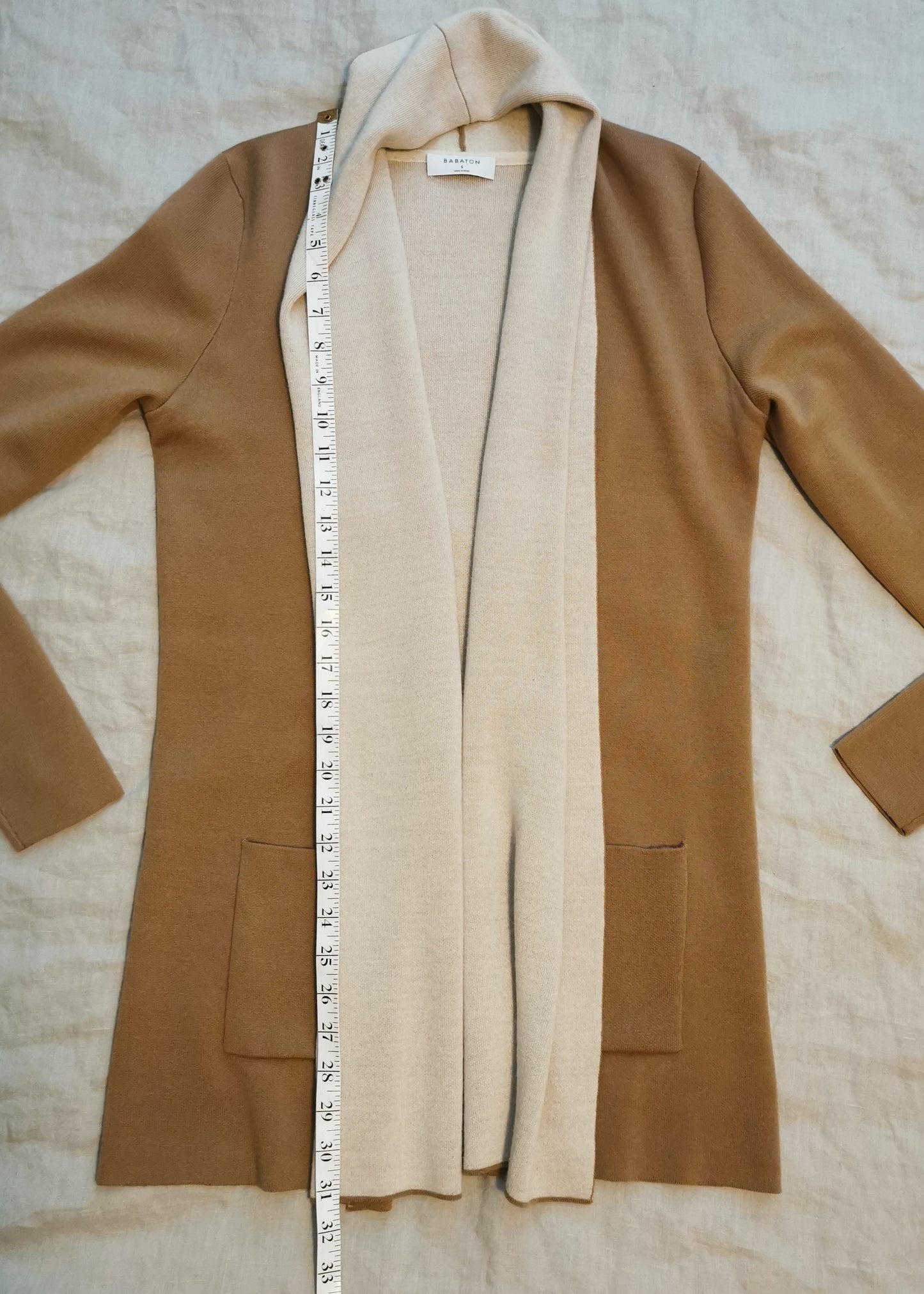 Babaton Merino Wool Cardigan (S)