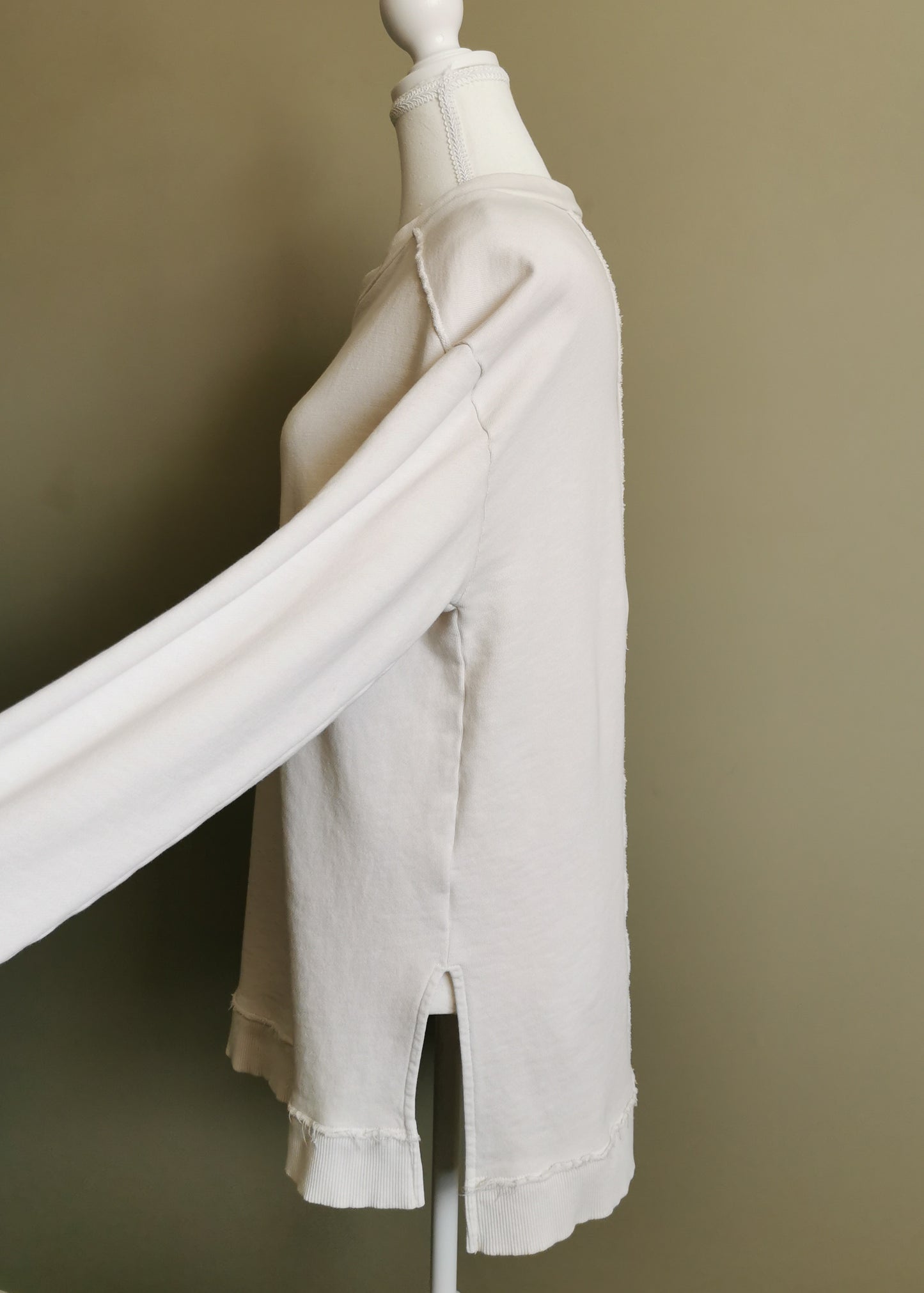 Pilcro Imogen Seamed Cotton Tunic Top (M)