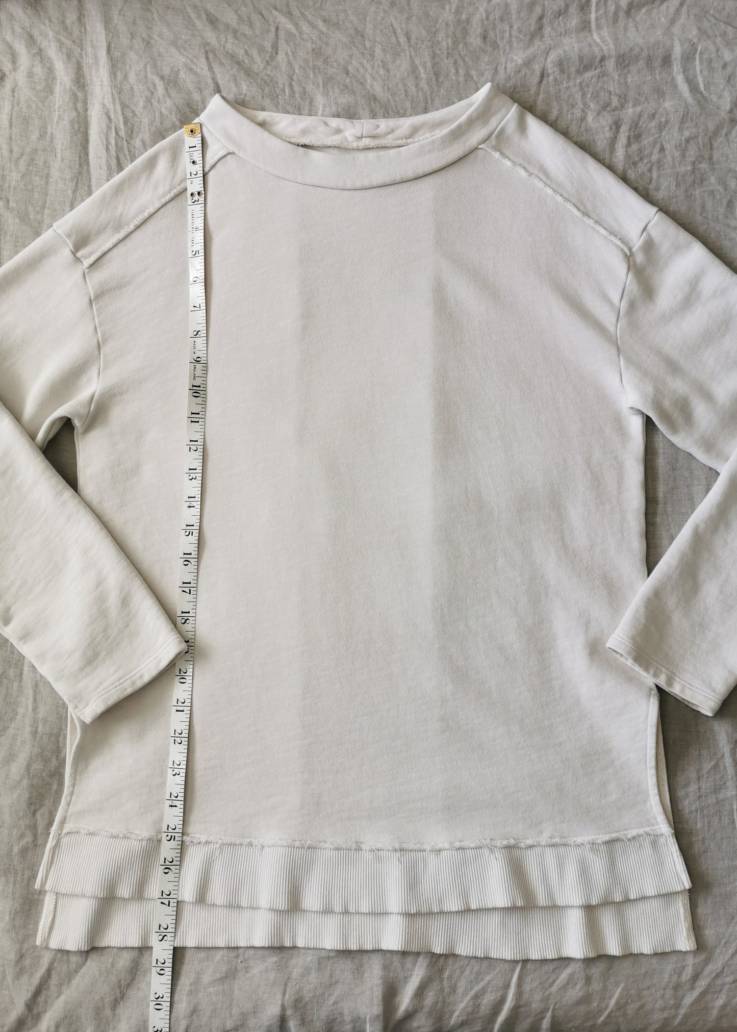 Pilcro Imogen Seamed Cotton Tunic Top (M)