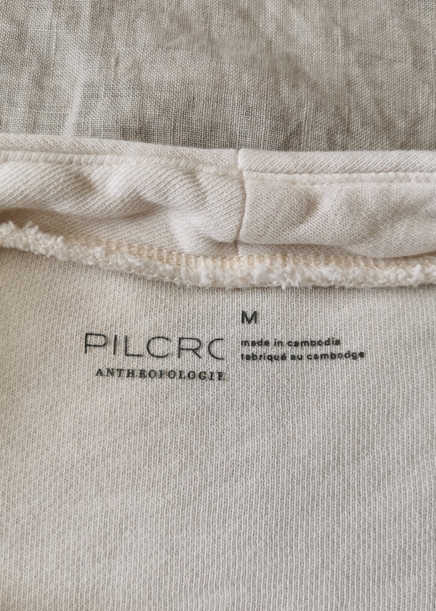 Pilcro Imogen Seamed Cotton Tunic Top (M)