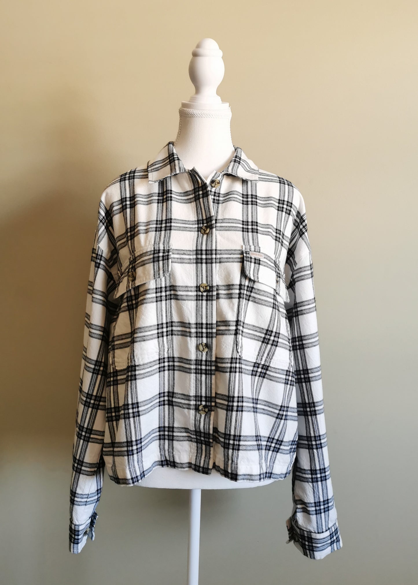 Brixton Organic Cotton Flannel Shirt (M)